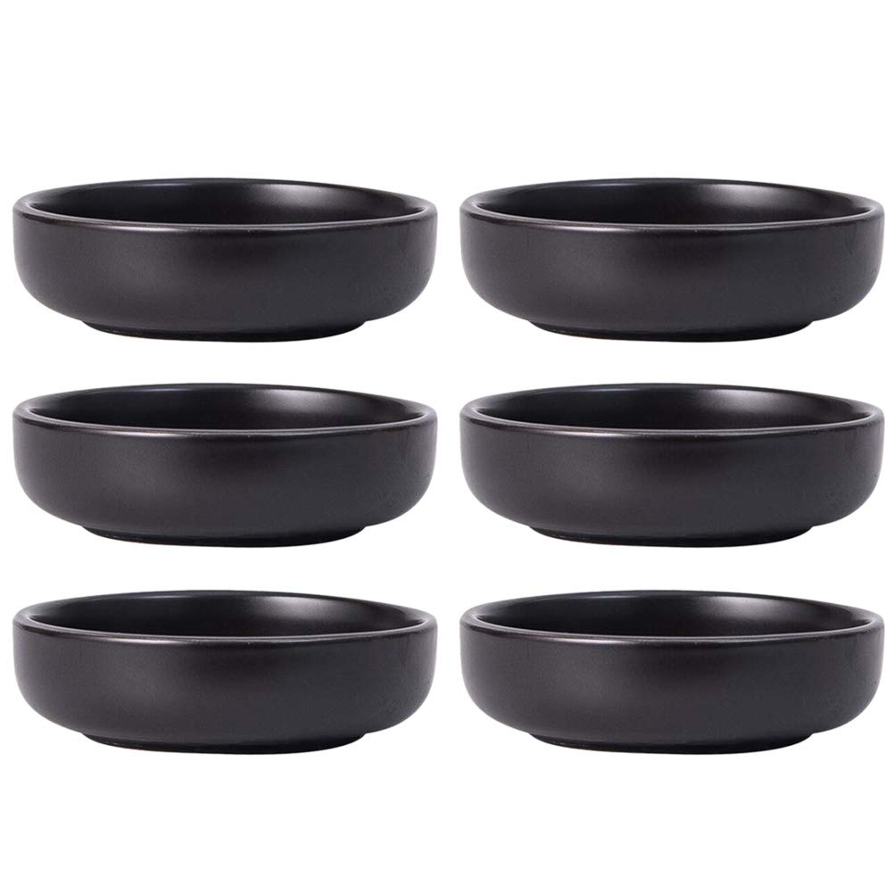 DOITOOL 6-Piece Japanese Soy Sauce Dishes Set - Small Dipping Bowls for Sushi, Dumplings & Sashimi - Perfect for Home, Restaurants & Asian Dining Experience