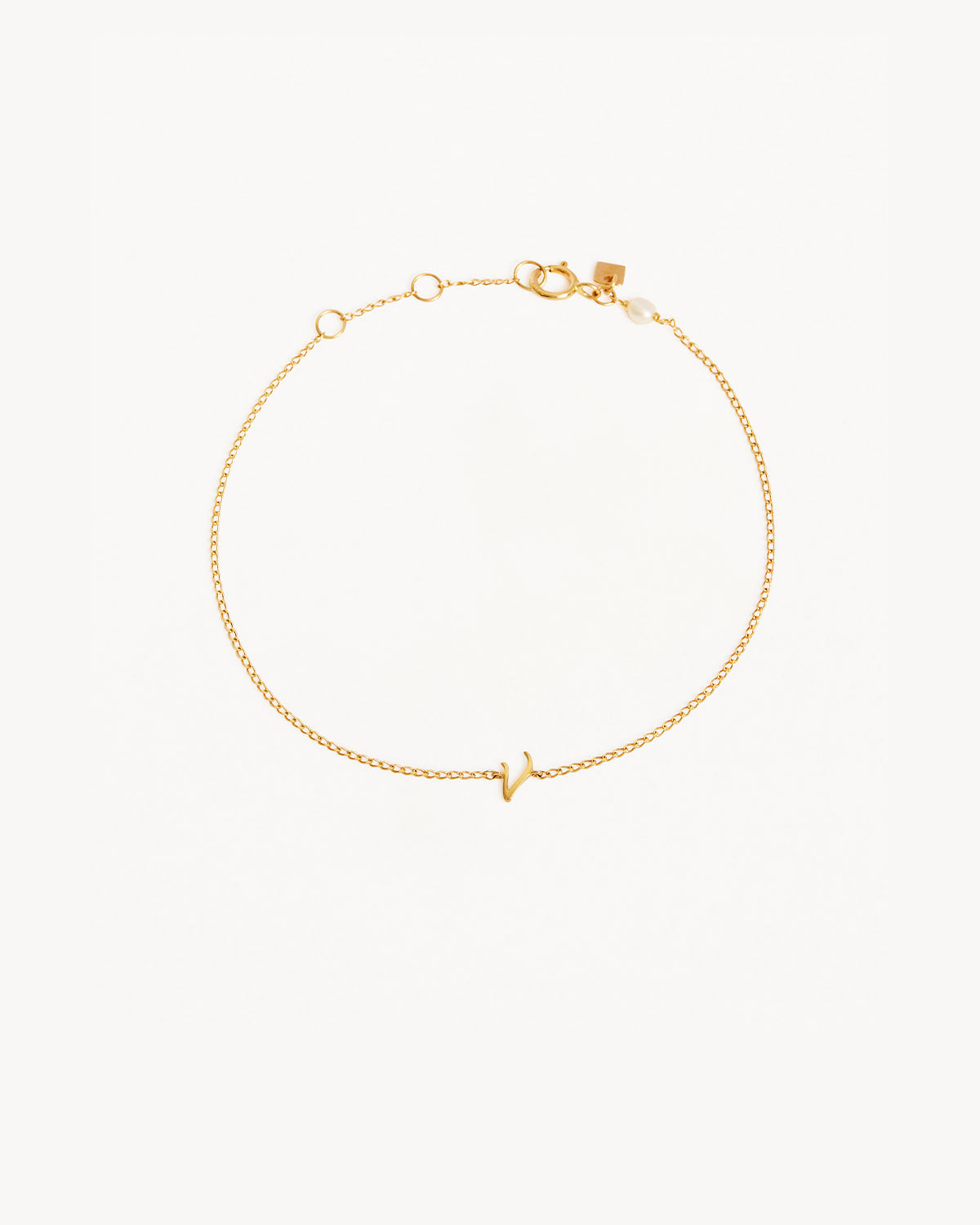 14K Solid Gold Love Letter Bracelet - Dainty & Elegant Jewelry for Women, Perfect Gift for Anniversary, Valentine's Day & Special Occasions