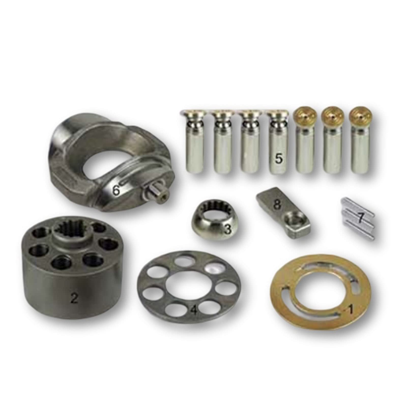 Komatsu PC35-2 PC40-2 PC50MR-2 Excavator Hydraulic Pump Repair Parts Kit - Replacement Seal Ring, Gasket & O-Ring Set for Construction Equipment Maintenance