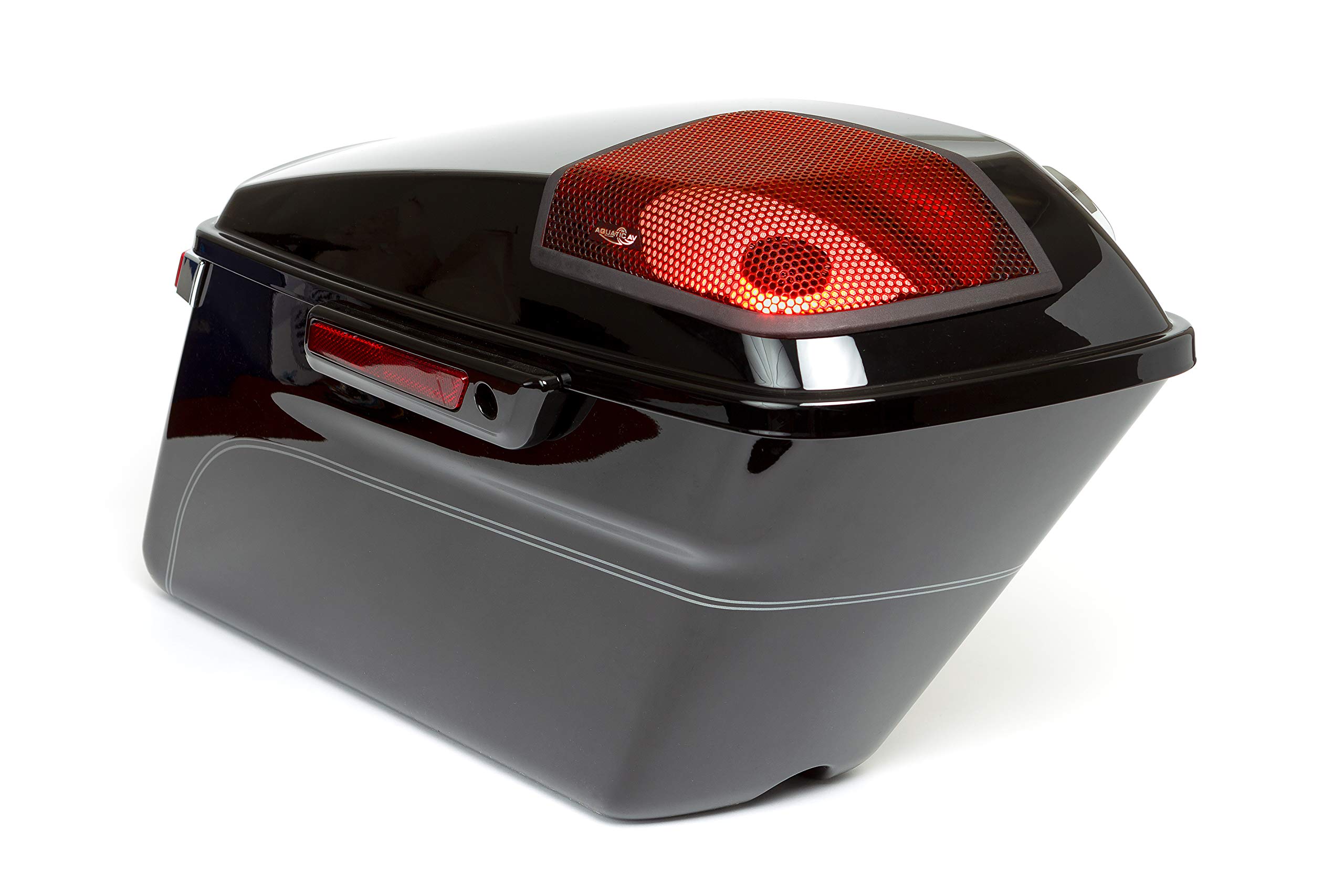 2014+ Model Year Motorcycle 6x9 Speaker Kit - Aquatic AV Ultra Saddlebag HG100 for Harley Davidson | Waterproof Audio Upgrade for Road Trips & Cruising