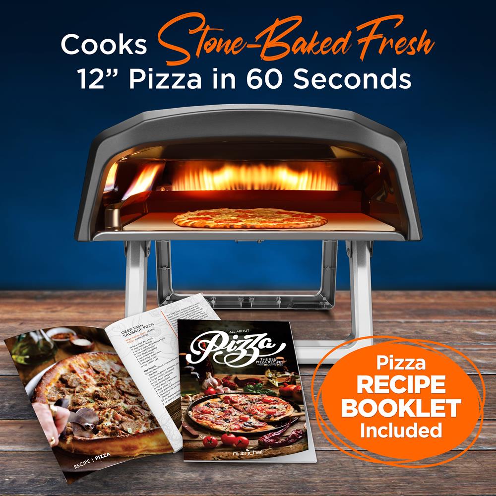 Portable Outdoor Pizza Oven - Wood Fired & Gas Compatible for Backyard, Camping & Tailgating | Perfect for Homemade Neapolitan Pizza & Artisan Bread Baking