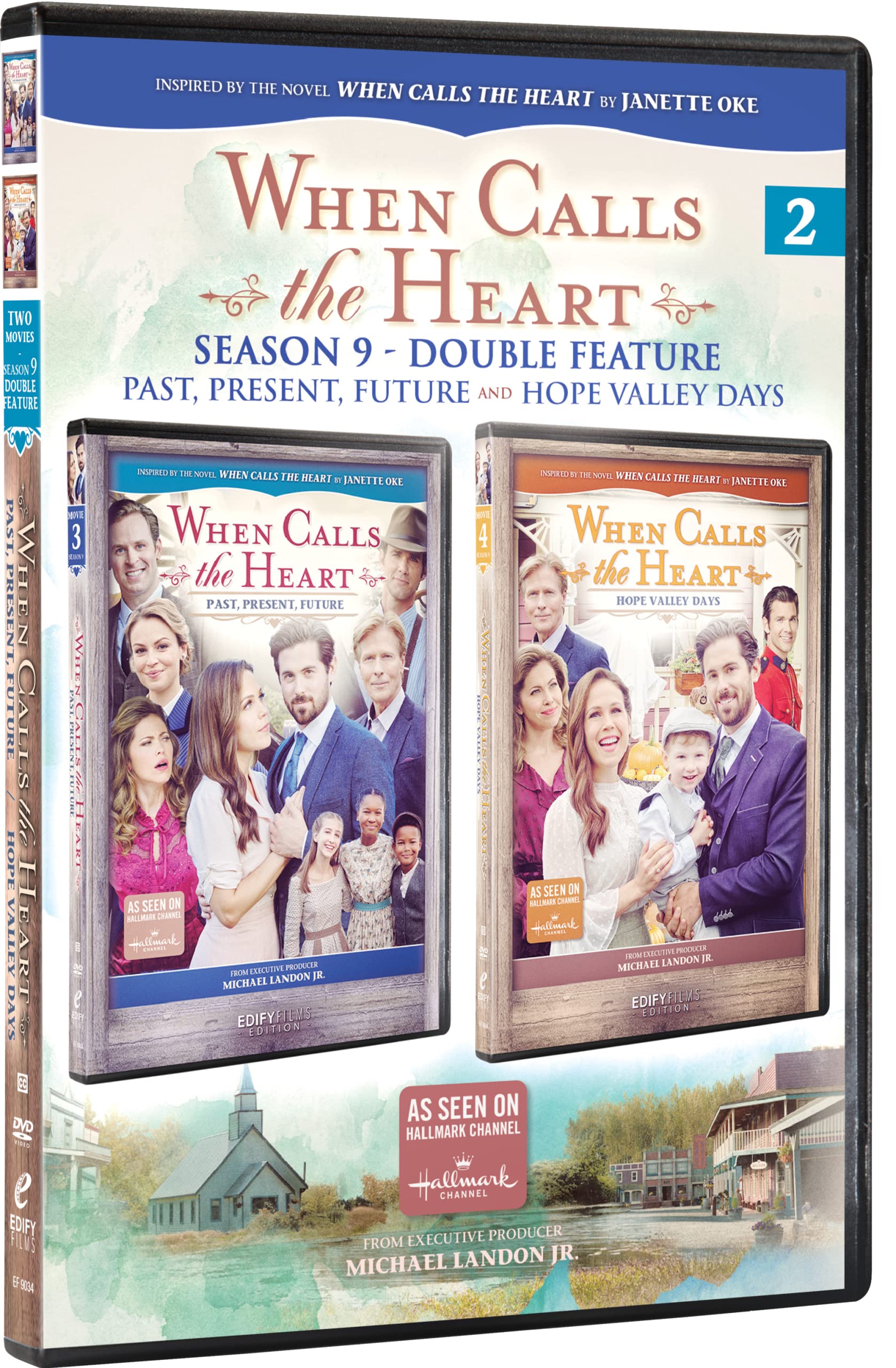 When Calls the Heart Season 9 Episodes 5-8 Double Feature DVD - Heartwarming Family Drama Movies 3 & 4 - Perfect for Cozy Nights & Heartfelt Entertainment