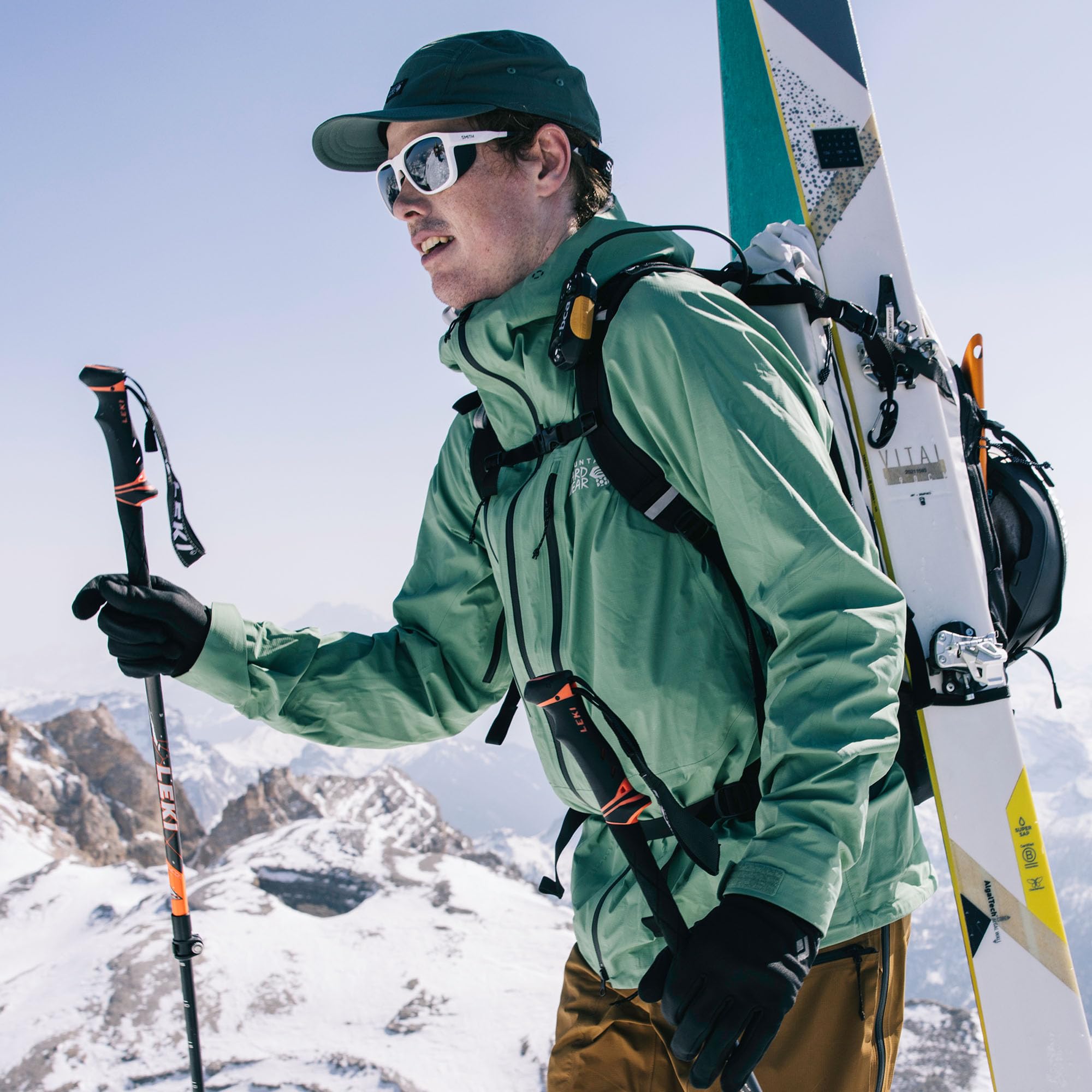 SMITH Embark Polarized Sports Sunglasses with ChromaPop Lens Technology - UV Protection for Men & Women - Removable Side Shields - Perfect for Running, Cycling & Outdoor Activities