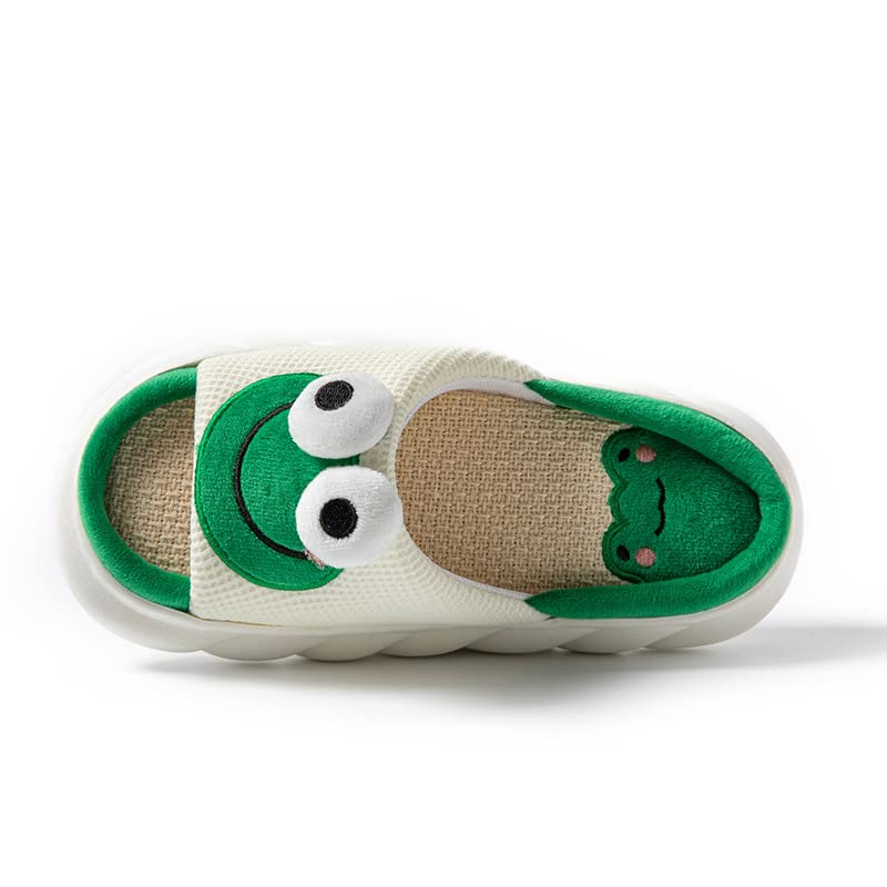 Yoroka Cartoon Animal Slippers for Women - Soft Thick Sole Indoor/Outdoor House Shoes - Cute Comfortable Home & Garden Wear