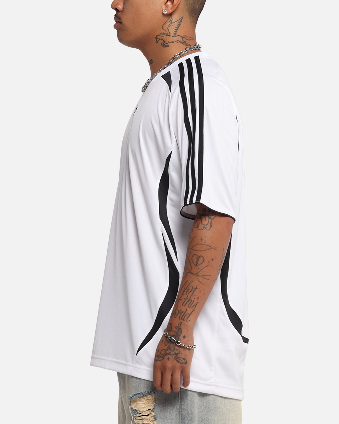 Adidas Adicolor Teamgeist T-Shirt - Men's Classic White and Black Cotton Tee for Casual Wear, Sports & Street Fashion