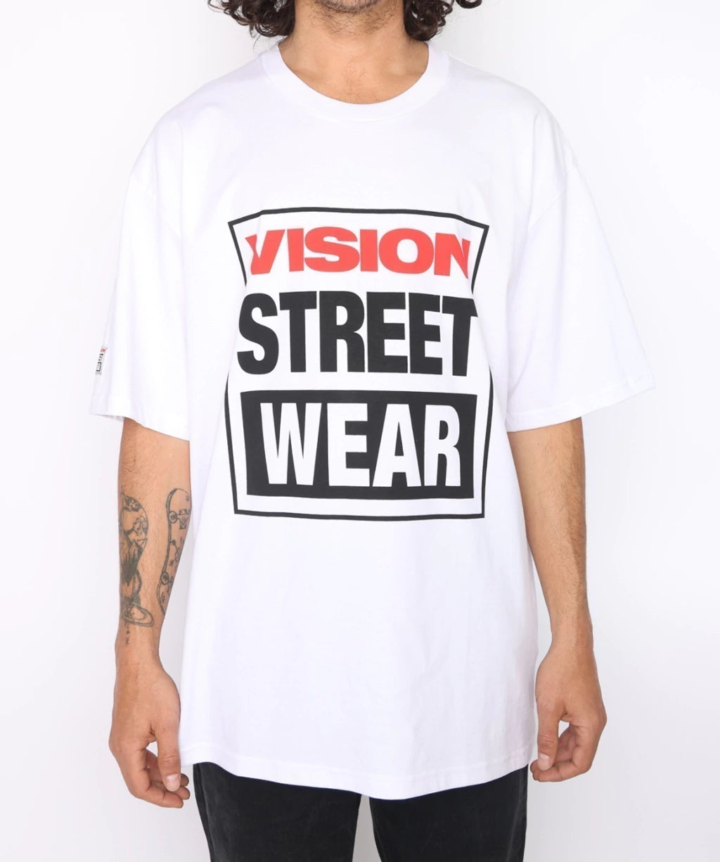 Remera Vision Long Fit Classic White T-Shirt for Men - Comfortable Casual Wear for Everyday Outfits & Layering