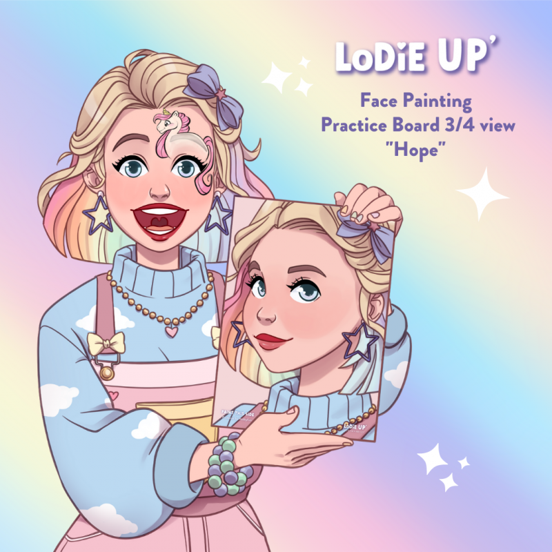 LODIE UP Practice Board HOPE SIDE - Perfect for Skateboarding Training, Street Tricks & Outdoor Sports Activities