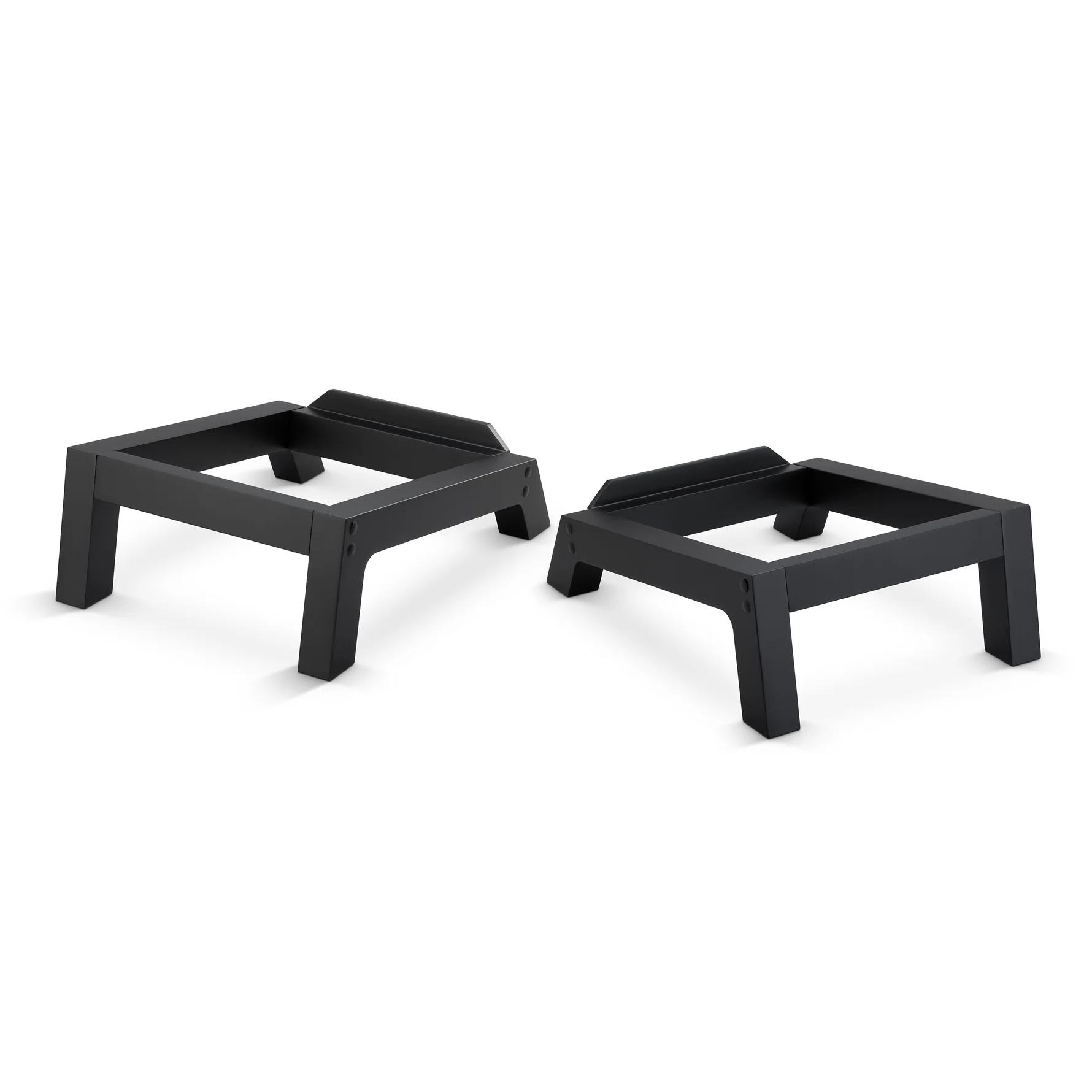 MoFi SourcePoint 10 Low Profile Speaker Stands (Pair) - Premium Bookshelf Speaker Stands for Home Audio & Studio Use