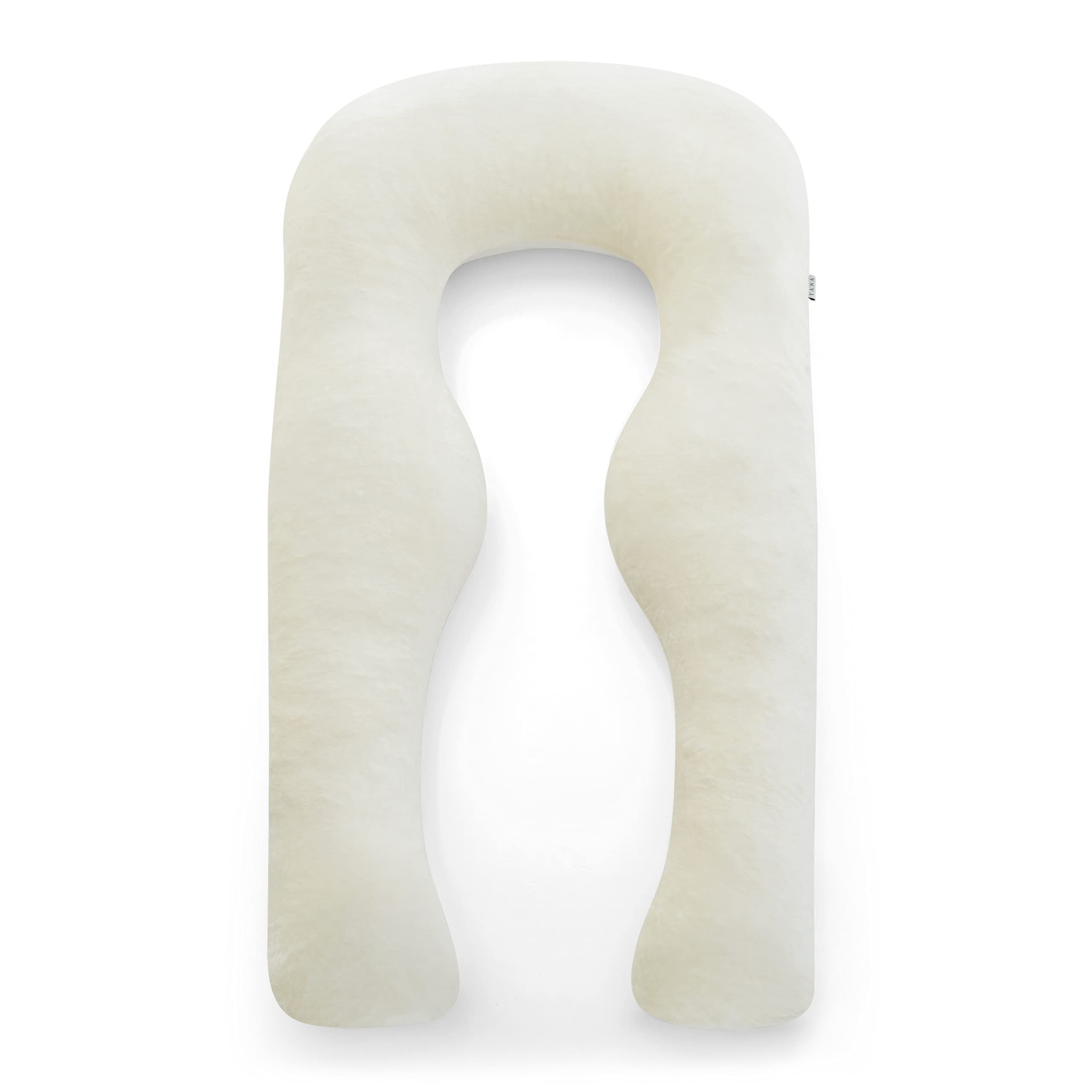 Yana Sleep Pillow - Premium Body & Pregnancy Pillow with Organic Bamboo Cotton Cover & Cooling Gel Fill - Ergonomic Design for Side Sleepers & Back Pain Relief - Double-Sided & Machine Washable - Perfect for Maternity, Nursing & Comfortable Sleep