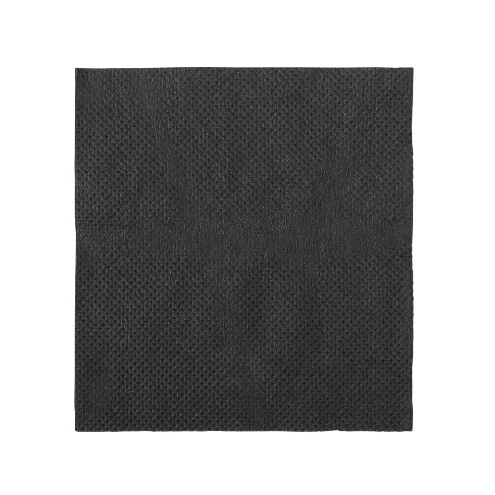 Premium 7.87 Inch Black Cocktail Napkins (100-Pack) - 2-Ply Linen Feel Disposable Beverage Napkins | Soft, Absorbent Bar Napkins for Coffee, Drinks & Snacks | Perfect for Restaurants, Bars, Weddings & Parties