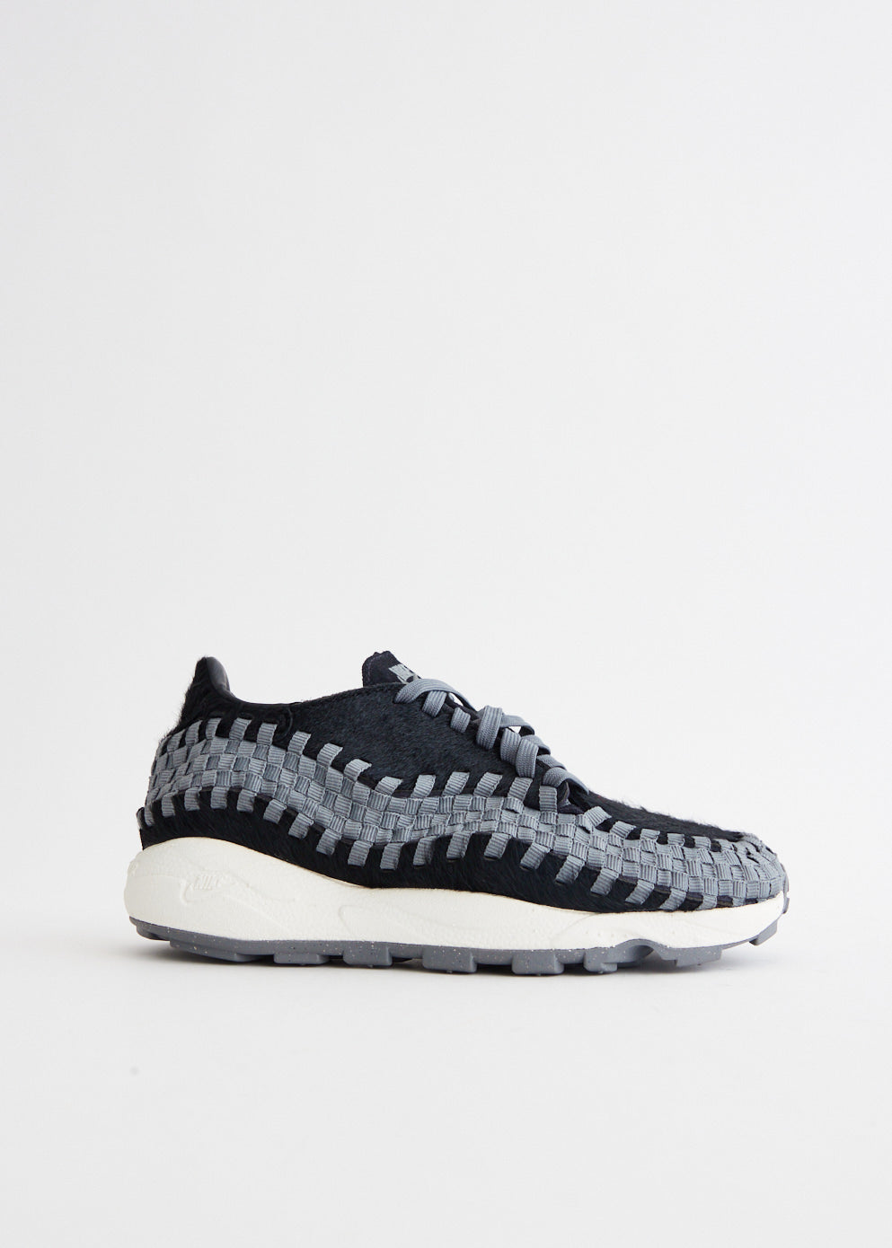 Air Footscape Woven 'Black' Sneakers for Men - Lightweight Breathable Running Shoes for Gym, Workout & Casual Wear