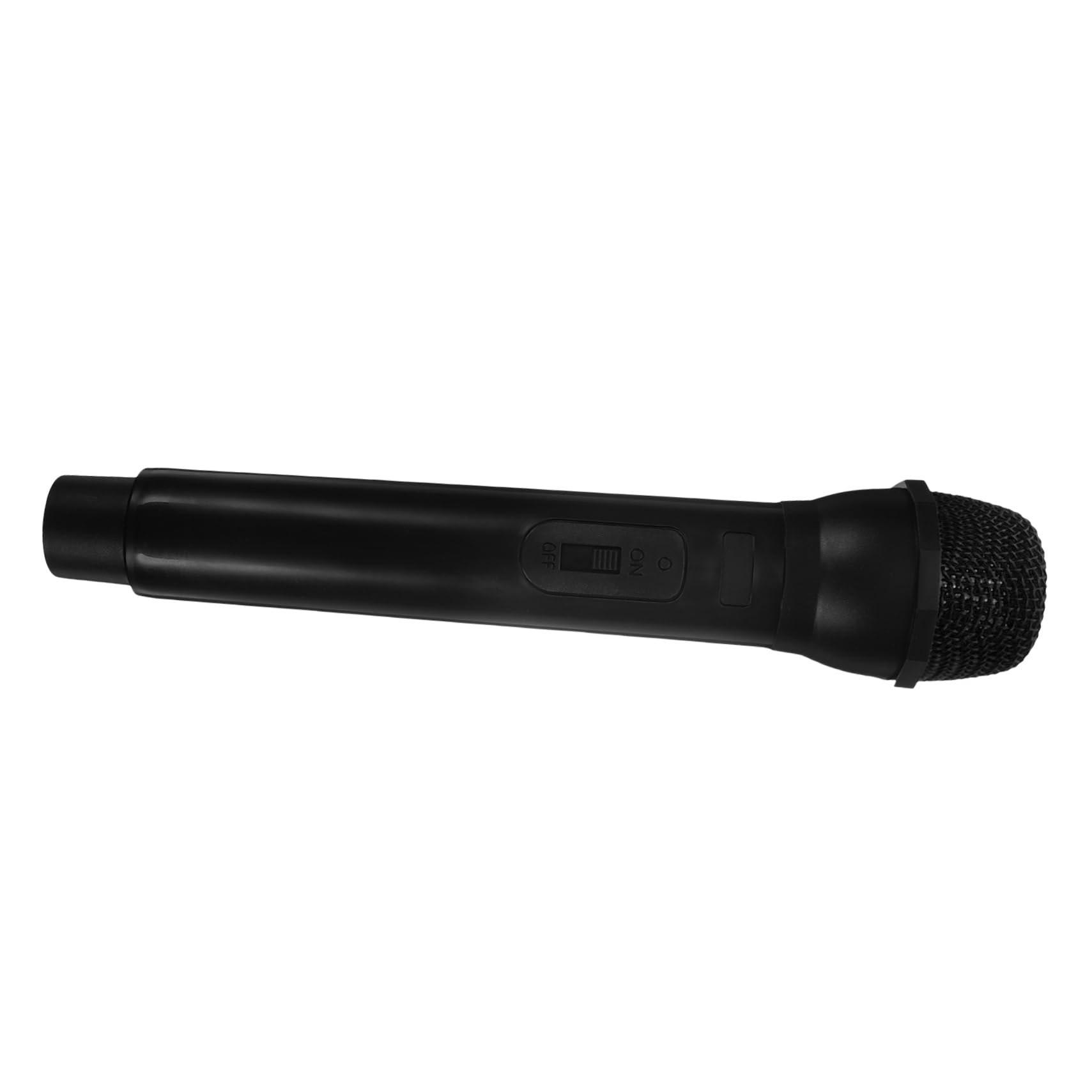 Kids Pretend Play Microphone Toy - Realistic Karaoke Mic for Singing & Role Play - Durable Plastic Black Microphone Prop for Parties, Performances & Fun