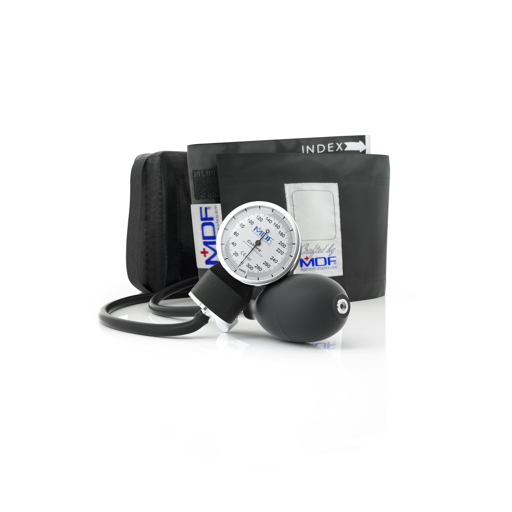 Calibra® Sphygmomanometer - Premium Navy Blue Blood Pressure Monitor for Home & Clinical Use | Accurate Digital BP Cuff for Adults