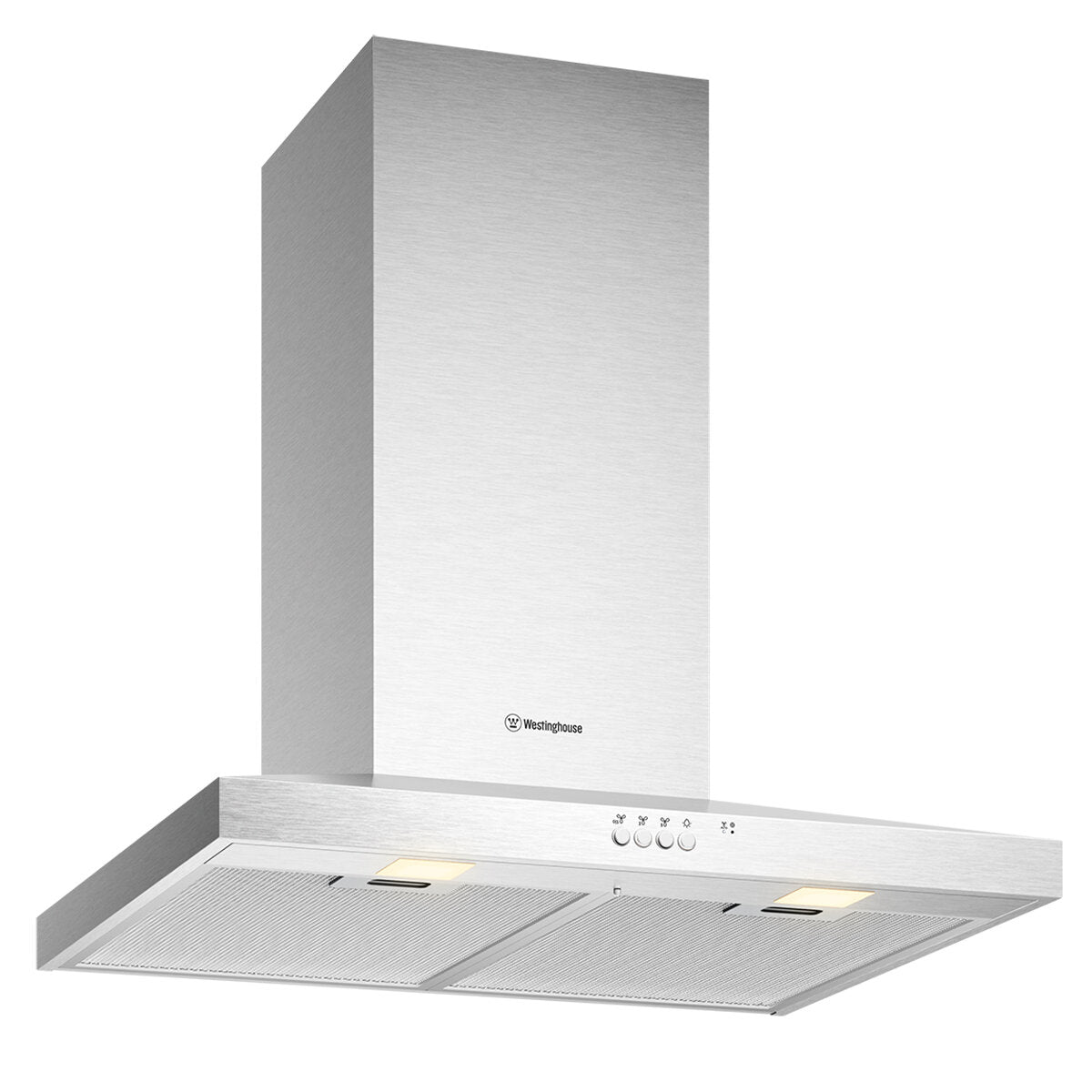 Westinghouse 60cm Stainless Steel Canopy Range Hood with Hob2Hood Technology - WRC614SD | Powerful Kitchen Ventilation for Smoke & Odor Removal | Perfect for Modern Home Cooking & Grilling