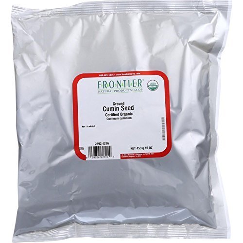 Organic Ground Cumin Seed by Frontier Co-op, 16 oz - Perfect for Seasoning, Cooking & Baking - Ideal for Mexican, Indian & Middle Eastern Cuisine