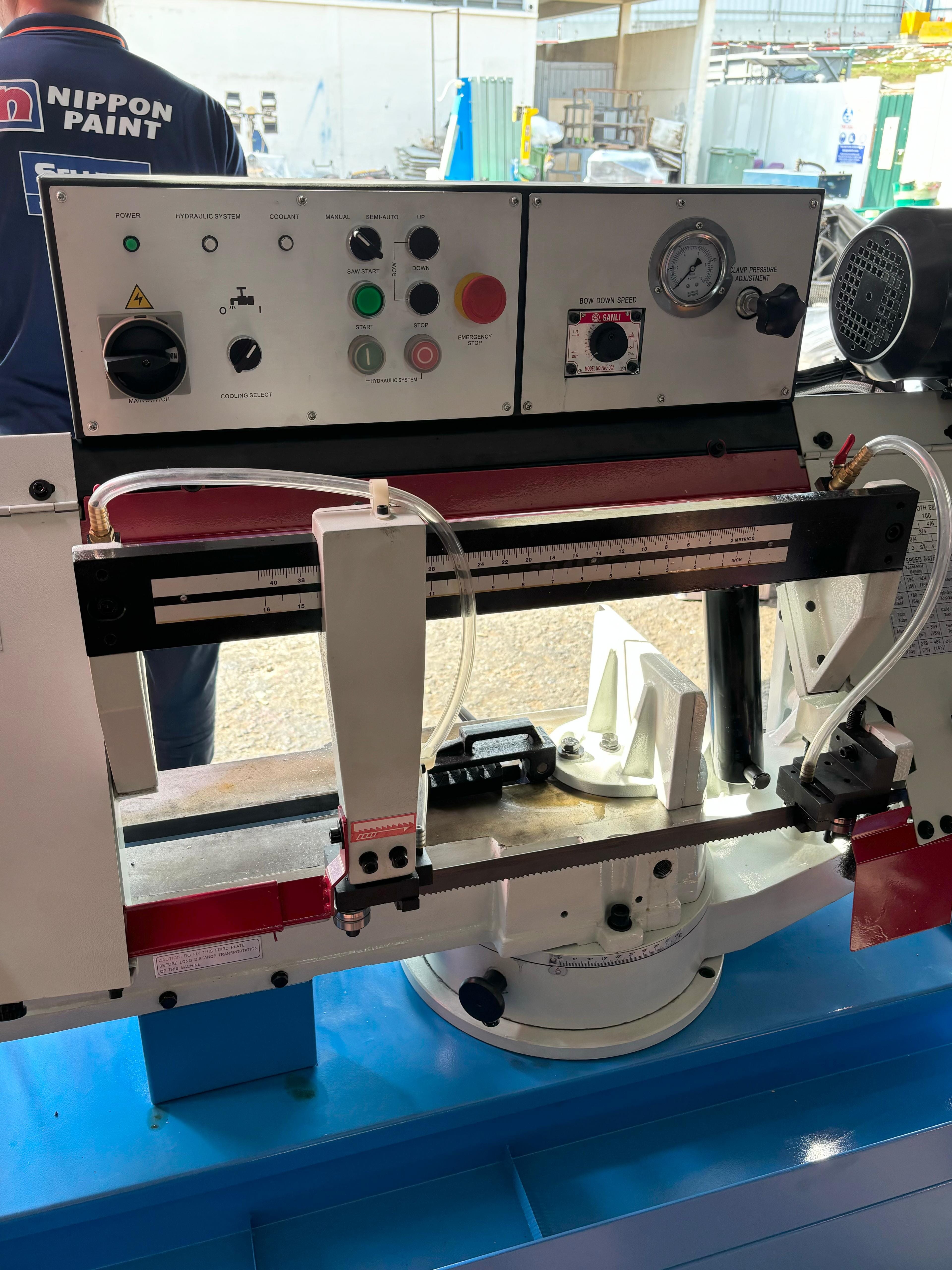 Aiko 10-Inch 4-Speed Bandsaw Machine (27x0.9x3215) - Model BSM BS1018RH - Perfect for Woodworking, Metal Cutting & DIY Projects