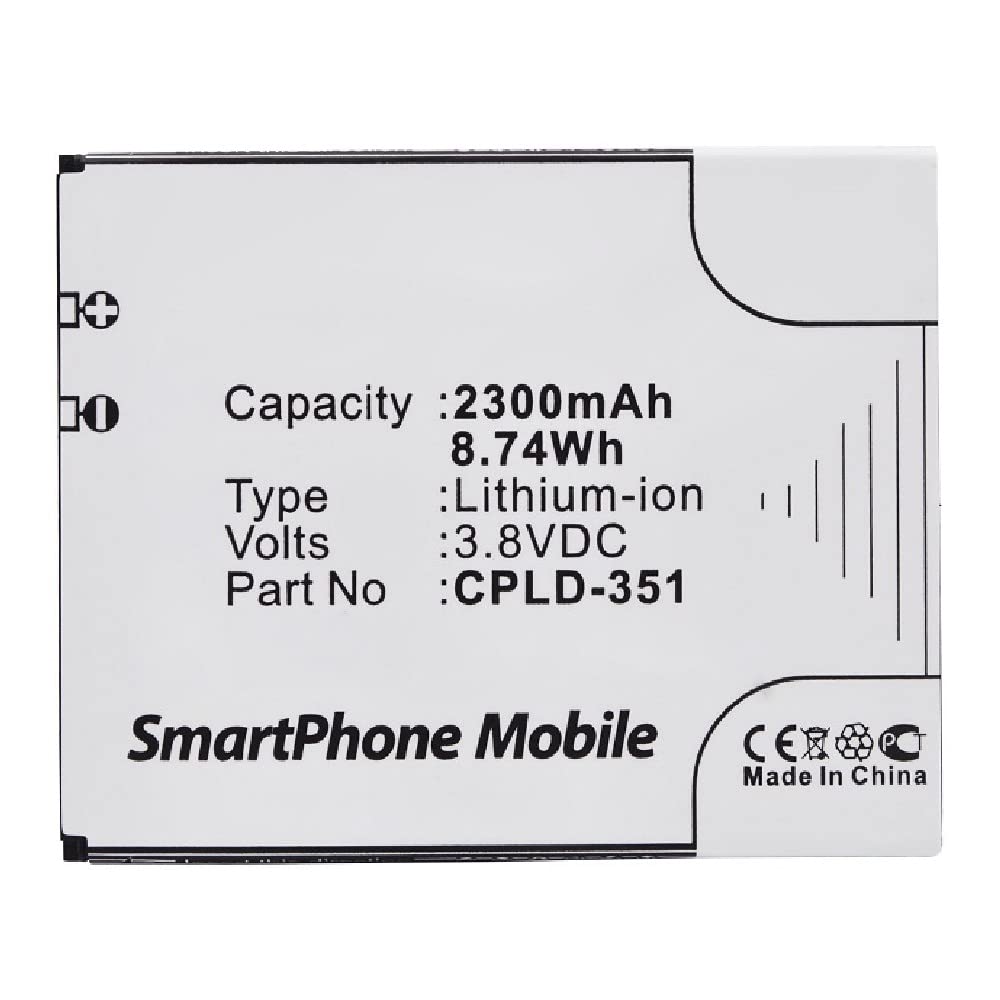 Synergy Digital Coolpad CPLD-351 Battery - 2300mAh Li-ion for Extended Use