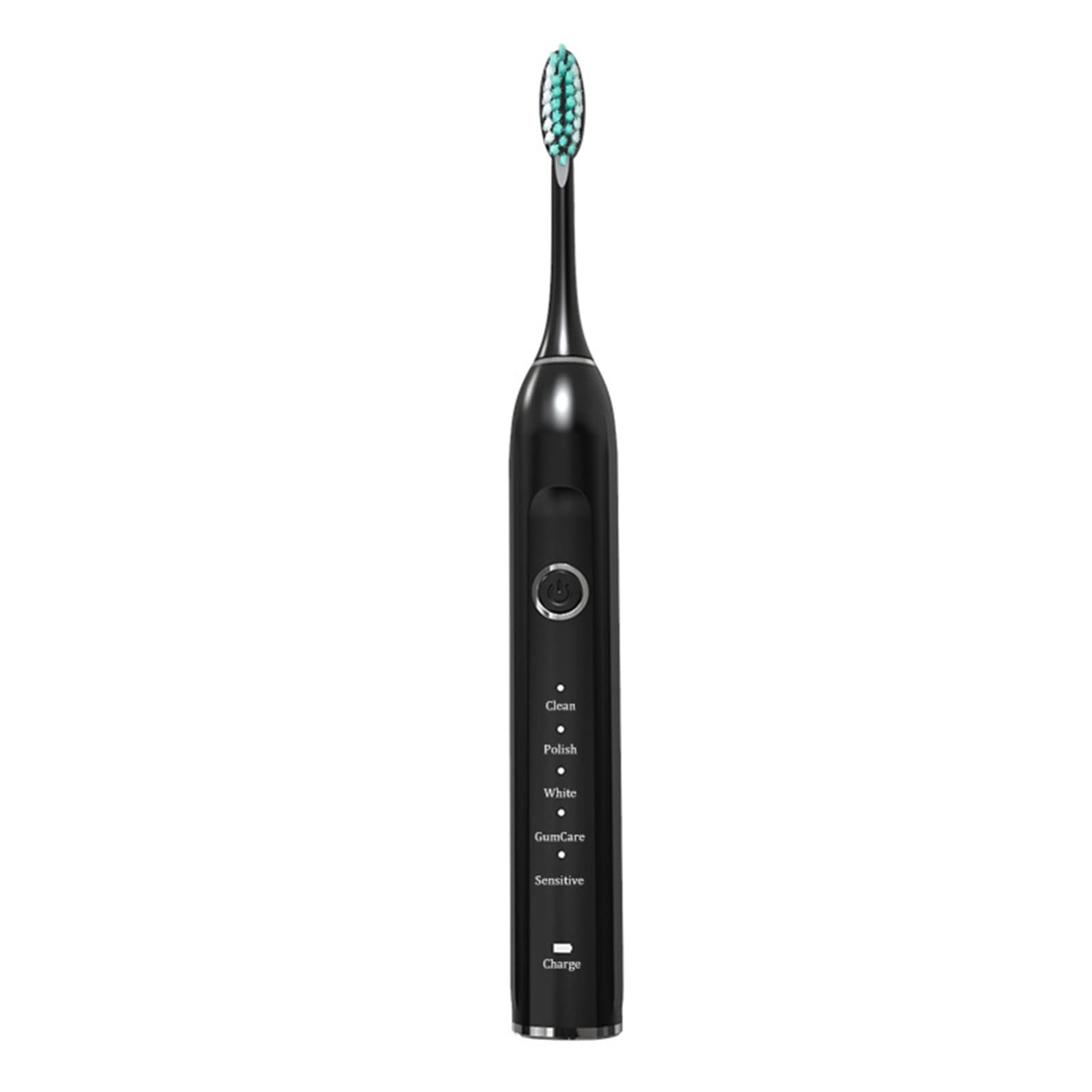 Electric Toothbrush with Smart Timer & 5 Cleaning Modes - Rechargeable Whitening Toothbrush for Adults & Kids - Includes 2 Brush Heads - Perfect for Daily Oral Care & Travel Use