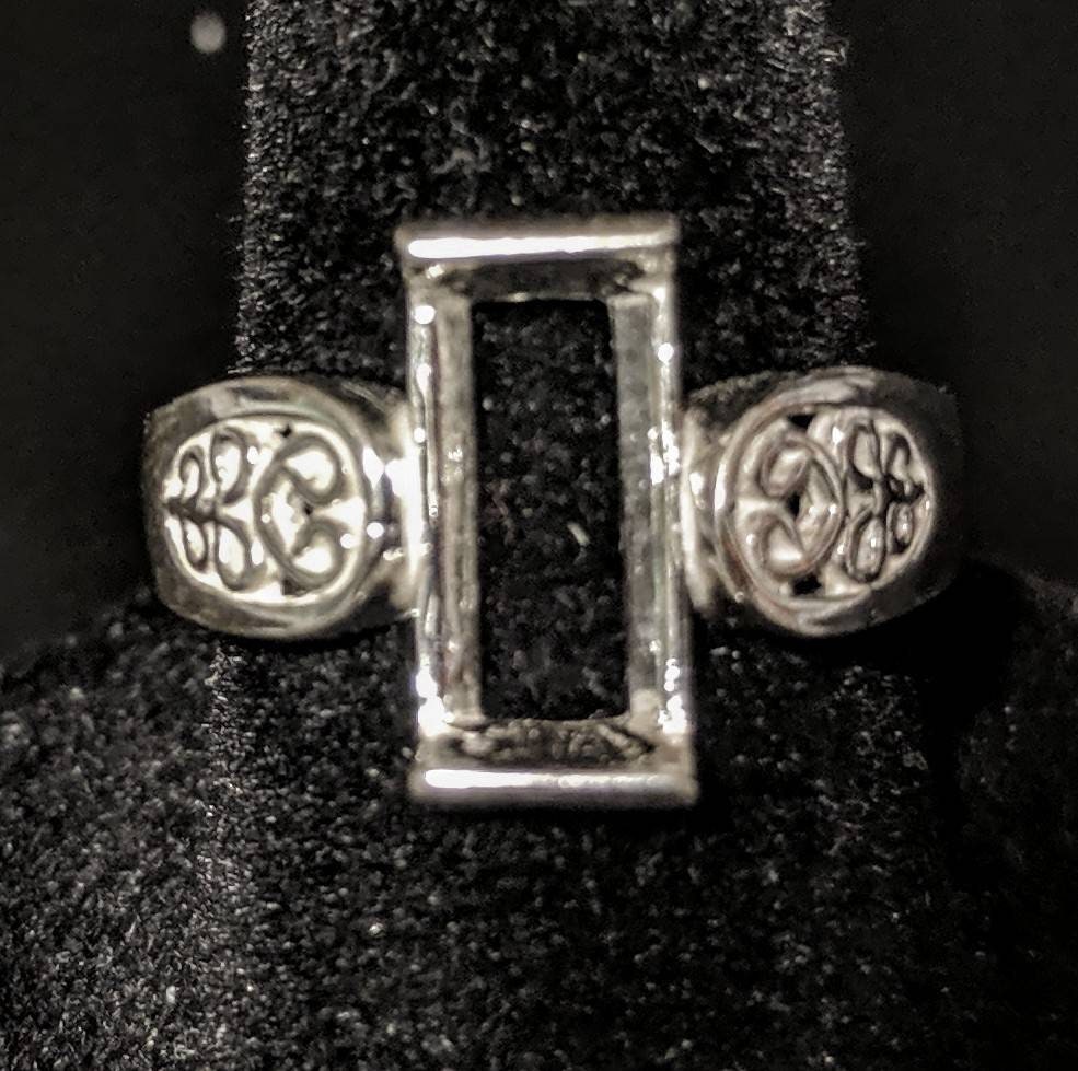 14K Solid Gold or Sterling Silver 11mm Tourmaline Cut Pre-Notched Filigree Ring - Size 7 (Setting 163478/143478) - Perfect for Weddings, Engagements & Special Occasions
