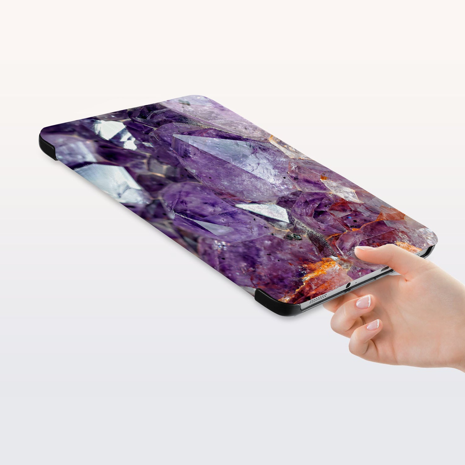 Samsung Tablet Case with Crystal Diamond Design - Slim Protective Cover for Samsung Galaxy Tab A/S6/S7/S8 - Perfect for Work, School & Travel