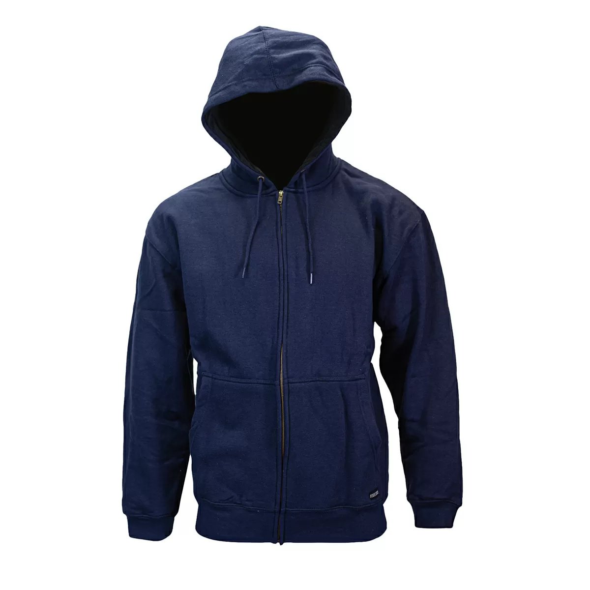 FIVE ROCK® Men's Thermal Lined Zip-Up Hoodie with Front Pockets - Warm Winter Fleece Jacket for Outdoor Activities & Casual Wear