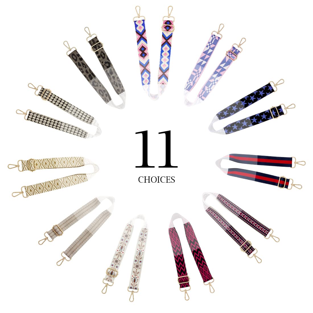 TANOSII Adjustable Wide Purse Strap - Replacement Shoulder & Crossbody Bag Strap for Handbags, Totes & Purses - Perfect for Daily Use, Shopping & Travel