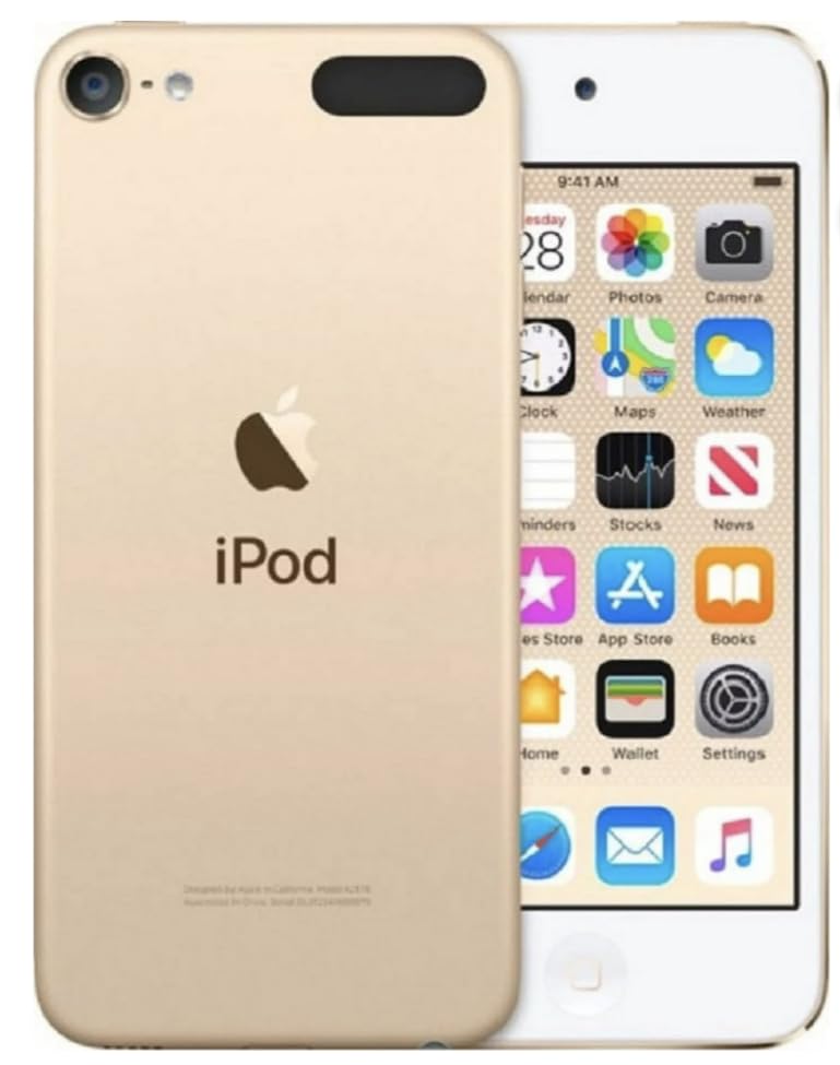 Refurbished Apple iPod Touch 32GB Gold (6th Generation) - MP3 Player, Portable Music Device for Gym, Travel & Everyday Use