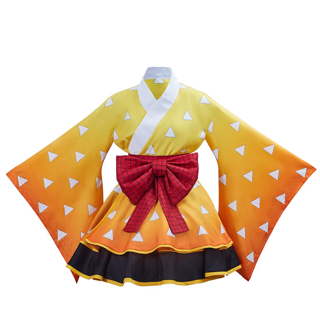 1791's Demon Slayer Kamado Tanjirou Cosplay Costume - Rengoku & Inosuke Hashibira Kimono Outfit for Halloween, Anime Conventions & Cosplay Events | Perfect for Halloween Parties, Comic Con & Anime Themed Gatherings