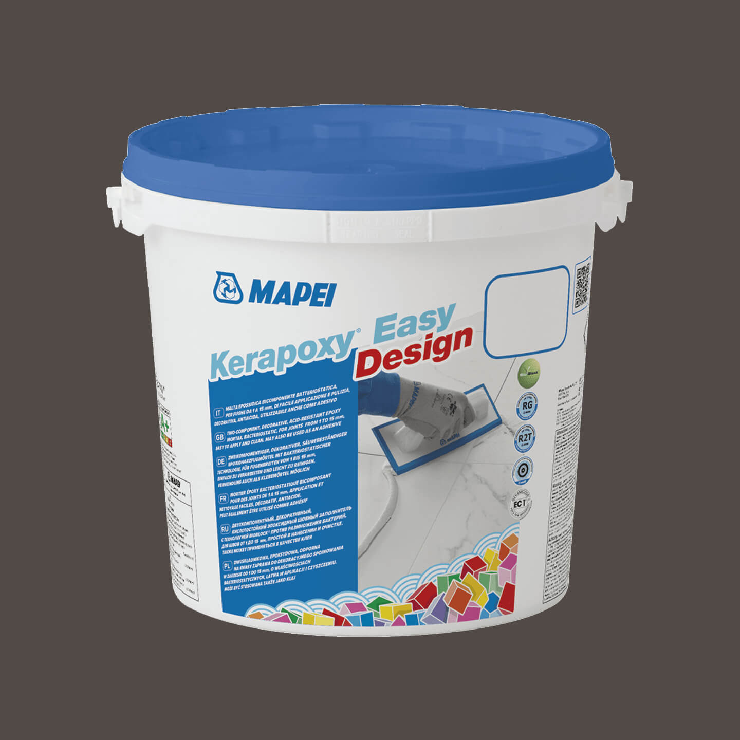 Mapei Kerapoxy Easy Design 3kg Volcano Sand 149 - Premium Epoxy Grout for Tile & Stone - Perfect for Bathrooms, Kitchens & Pool Decks