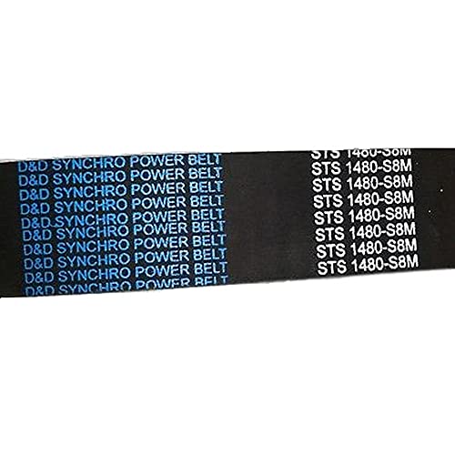 D&D Powerdrive S8M Single STS Replacement Timing Belt - 4500-S8M-520 - High-Performance Industrial Belt for Machinery & Equipment Maintenance