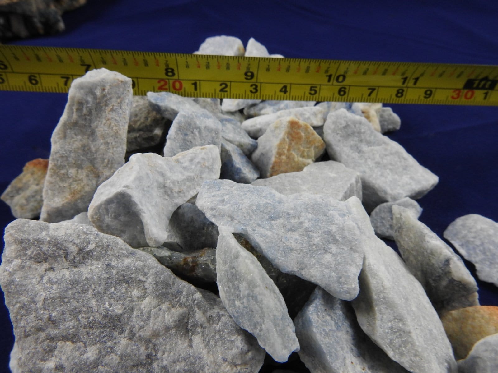 Natural Blue Quartz Rough Bulk - Raw Healing Crystals for Jewelry Making, Meditation & Home Decor (1lb) - Perfect for DIY Crafts, Energy Healing & Crystal Grids