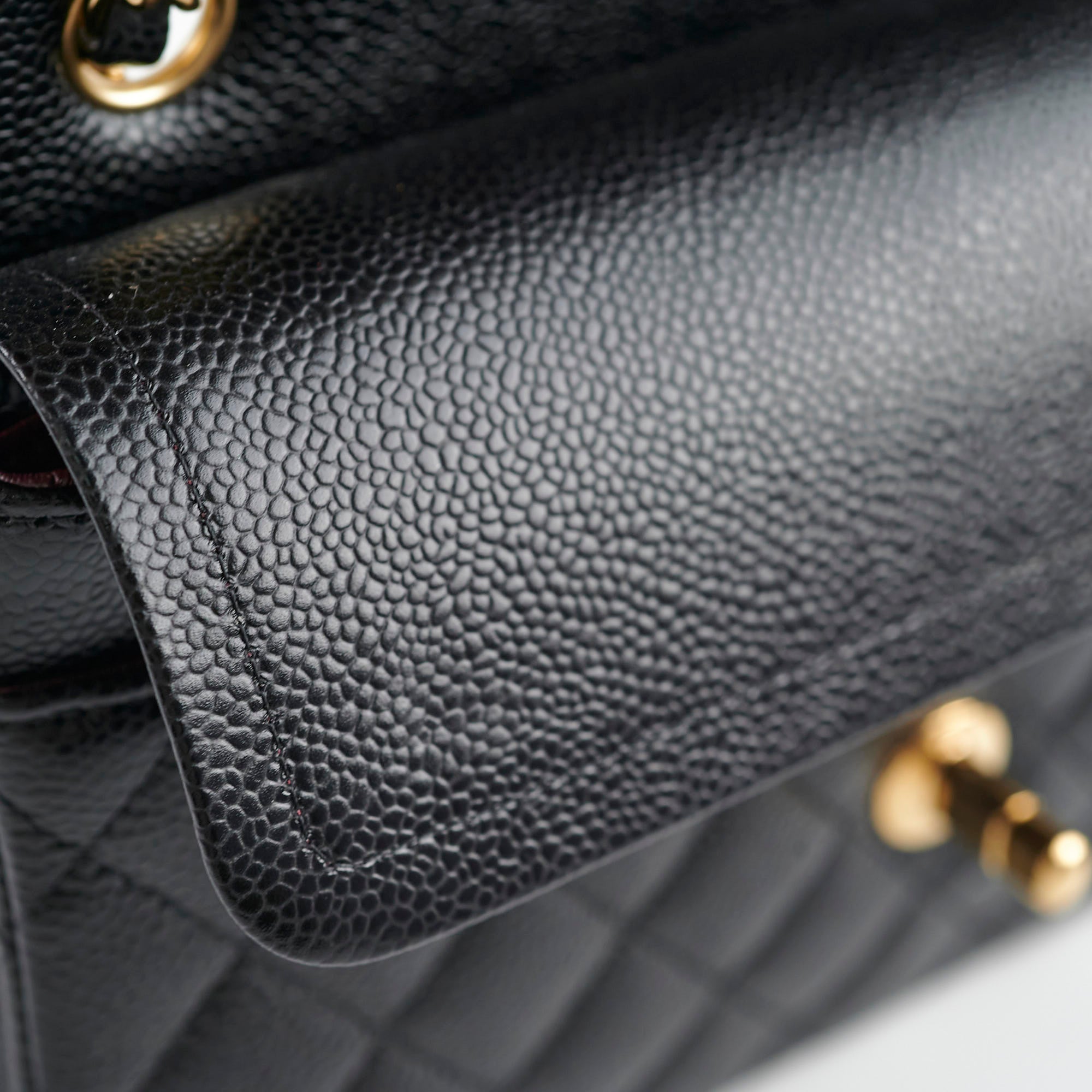 Chanel Quilted Caviar Small Classic Flap Bag Black - Luxury Designer Handbag for Women | Perfect for Evening Parties, Date Nights & Special Occasions