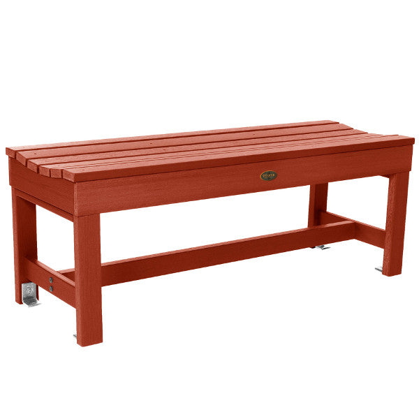 Sequoia Professional 4ft Backless Picnic Bench - Heavy Duty Commercial Grade Outdoor Dining Table for Restaurants, Parks & Backyards