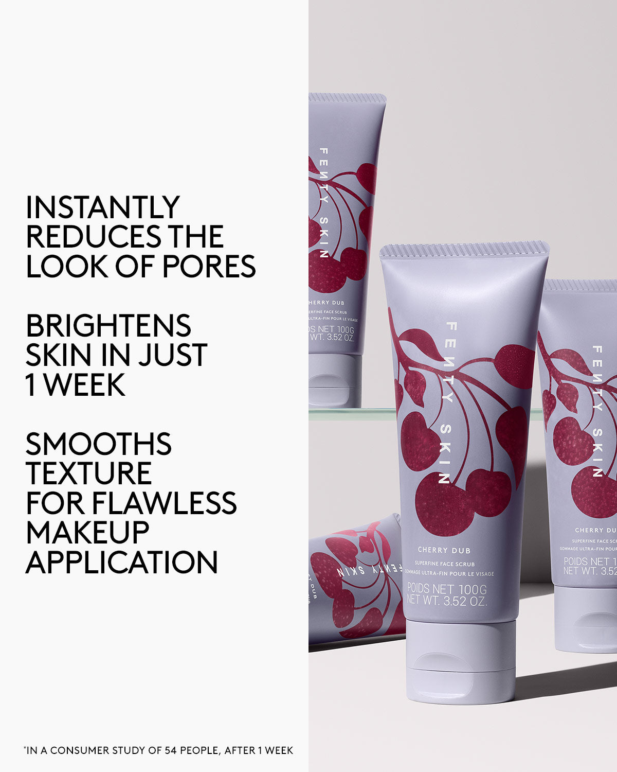 Cherry Dub Superfine Daily Cleansing Face Scrub - Gentle Exfoliator for Smooth Skin | Perfect for Morning & Night Skincare Routine