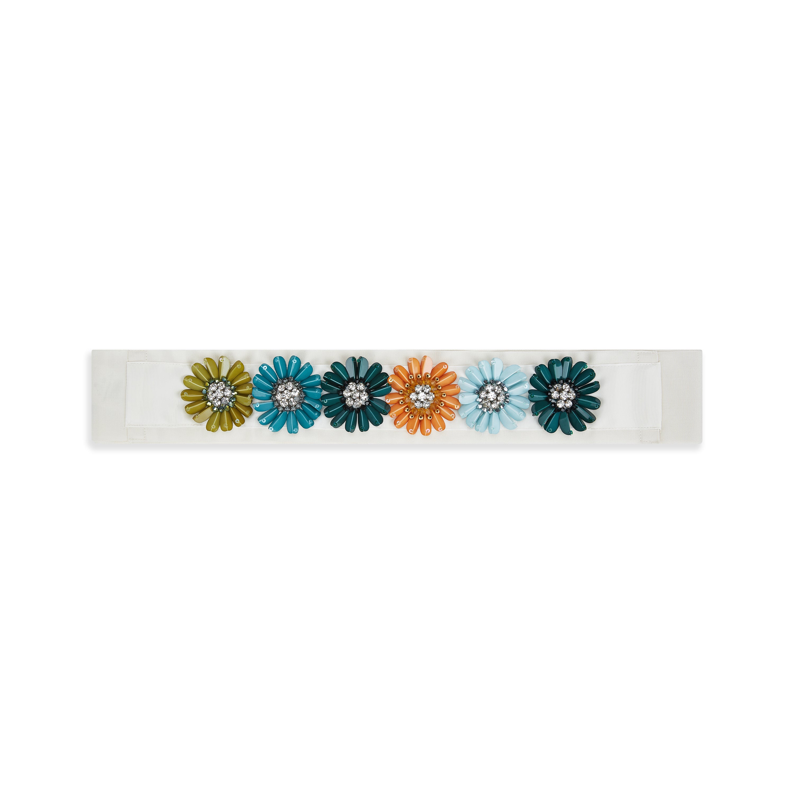 Elegant Daisy Brooch Ribbon Belt for Women - Vintage Floral Waist Cincher Accessory | Perfect for Weddings, Parties & Vintage Outfits