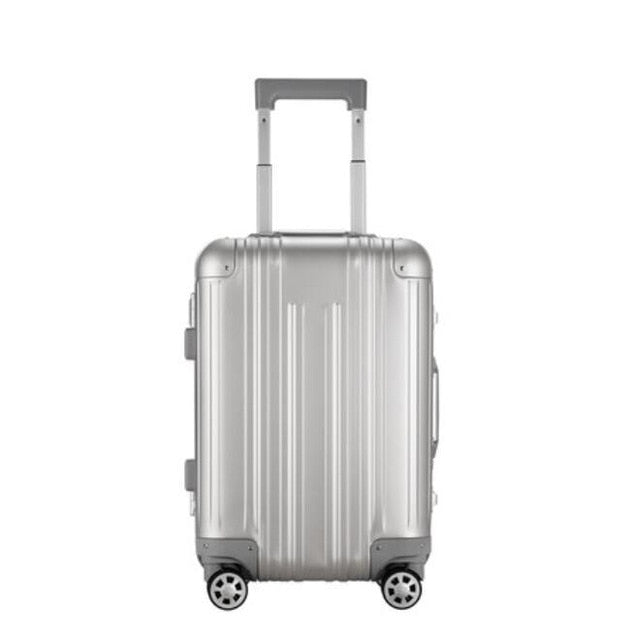 100% Aluminum Carry-On Luggage with TSA Lock & Universal Wheels - 20