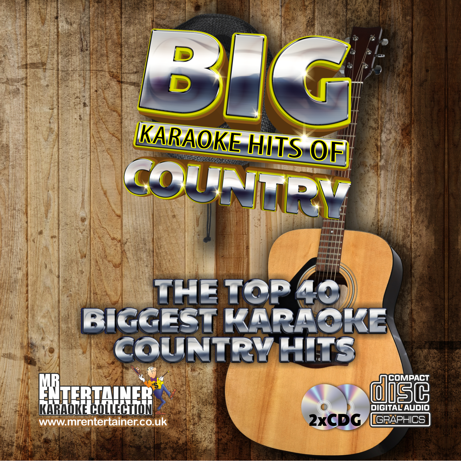 Mr Entertainer Big Karaoke Hits of Country - Best Country Karaoke Songs for Parties, Home Entertainment & Singing Fun