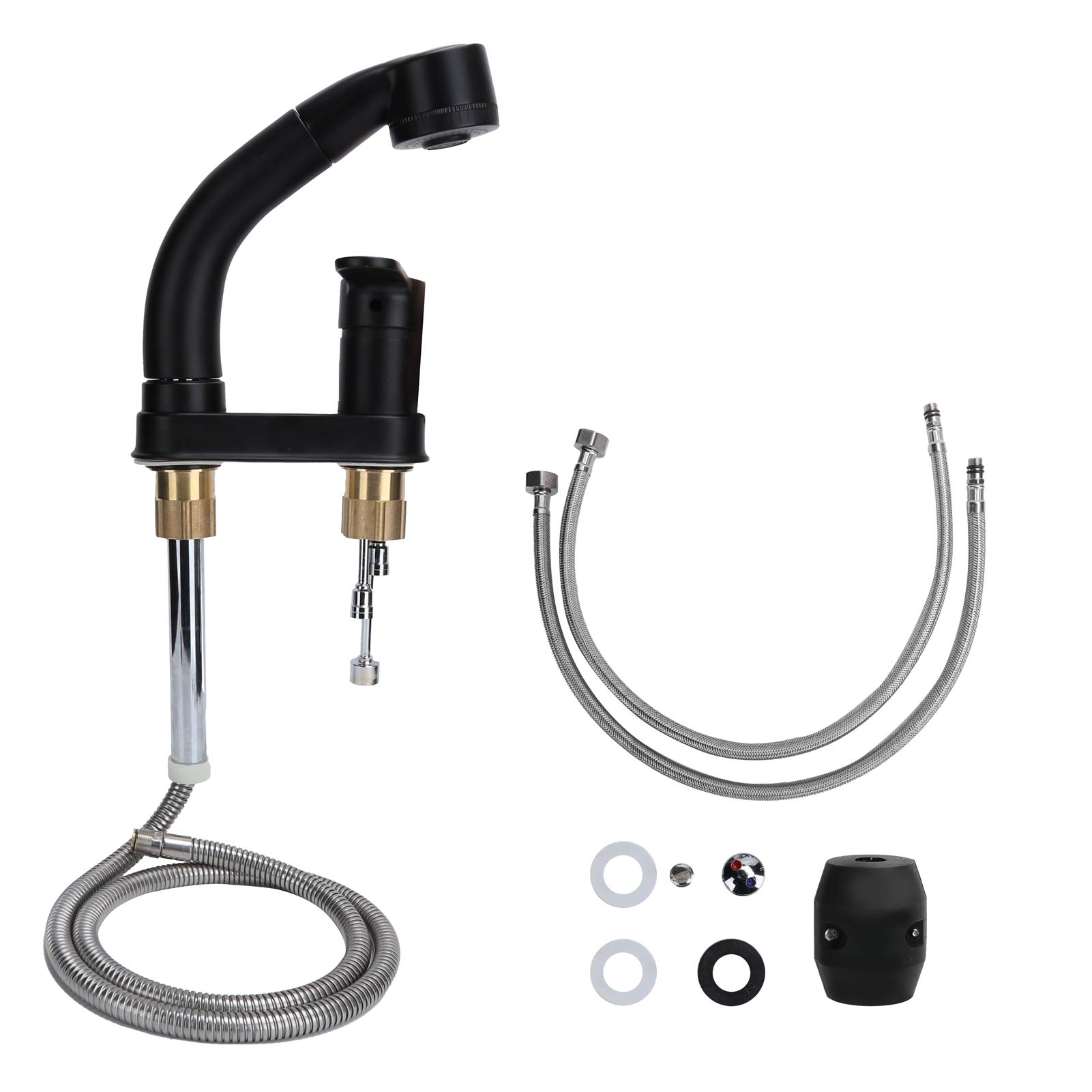 Easy DIY Install Water Faucet - Single Handle Basin Mixer Tap for Bathroom, Kitchen, Sink | Perfect for Home, Hotel & Office Use