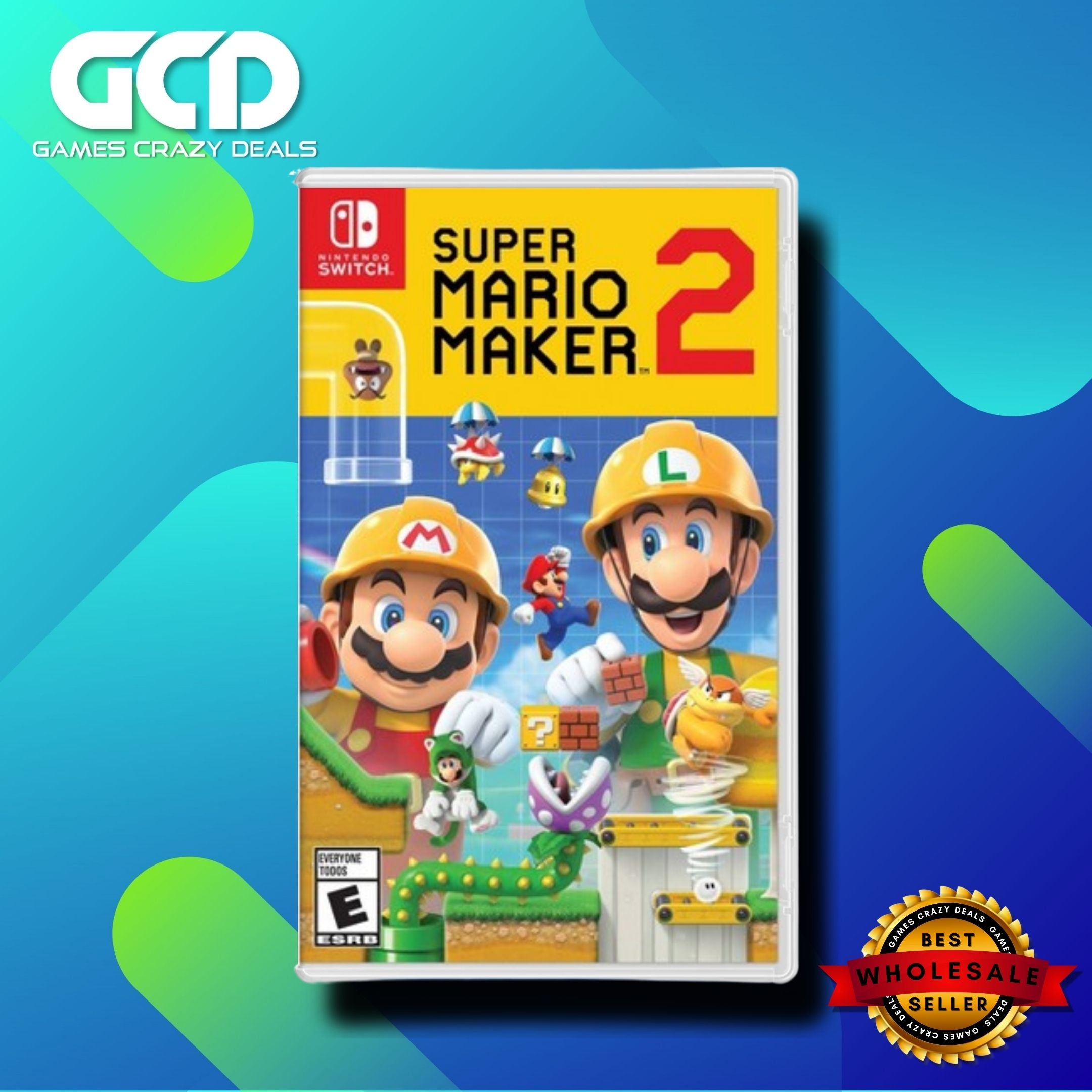 Nintendo Switch Super Mario Maker 2 - Create & Play Custom Mario Levels - Perfect for Family Game Nights & Mario Fans