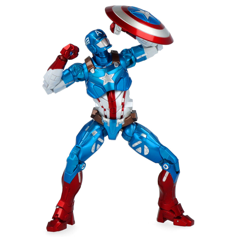 Captain America Fighting Armor - Marvel Avengers Collectible Action Figure for Display & Cosplay | Perfect for Fans, Collectors & Gift Giving