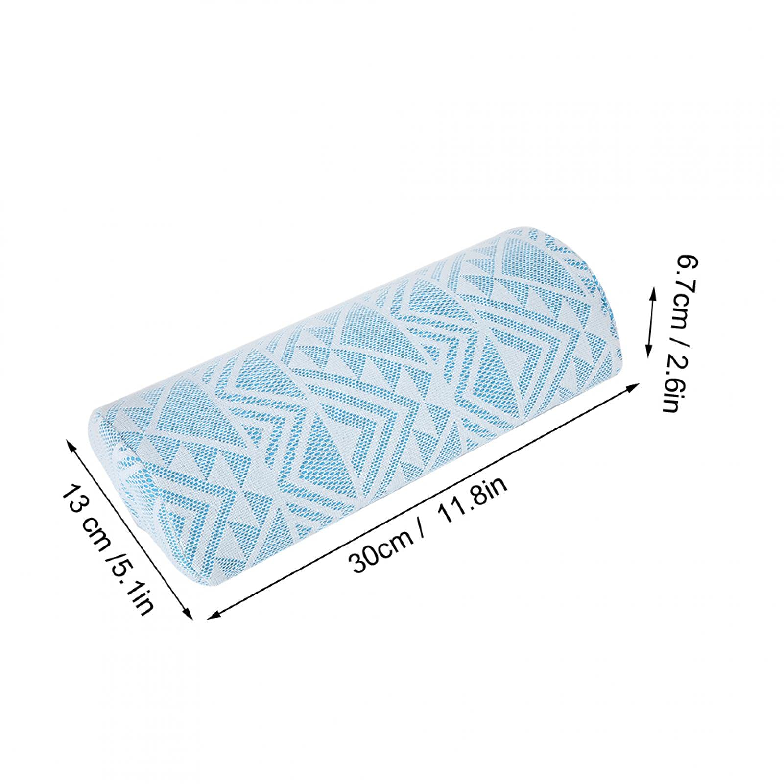 Soft Nail Art Hand Rest Pillow for Manicure - Gel Polish Cushion with Lace Design, 3 Color Options (Blue) - Perfect for Salon, Home Nail Care & DIY Gel Polish Application
