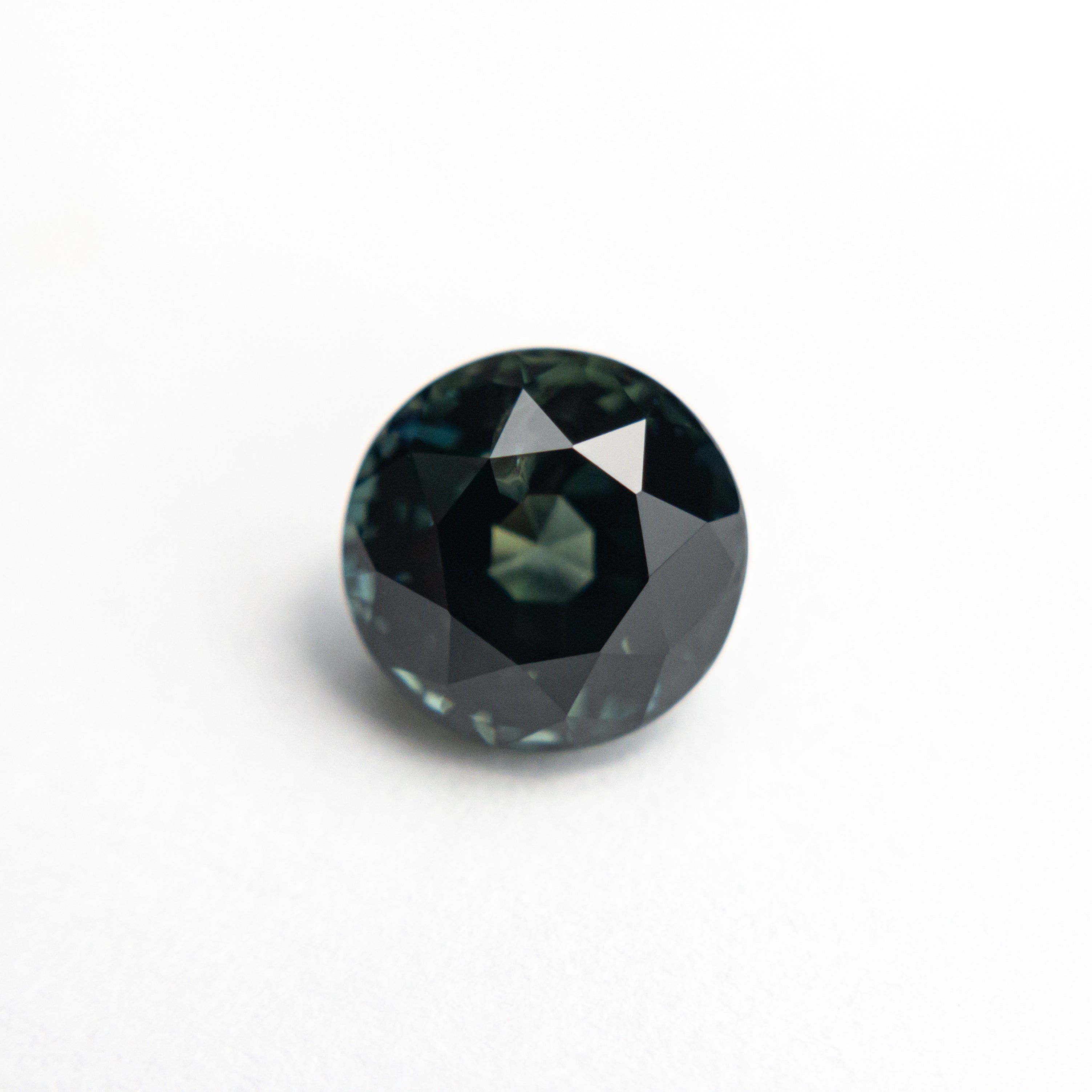 2.10ct Round Brilliant Blue Sapphire - 7.06x7.03x5.23mm Natural Loose Gemstone for Engagement Rings & Fine Jewelry Making