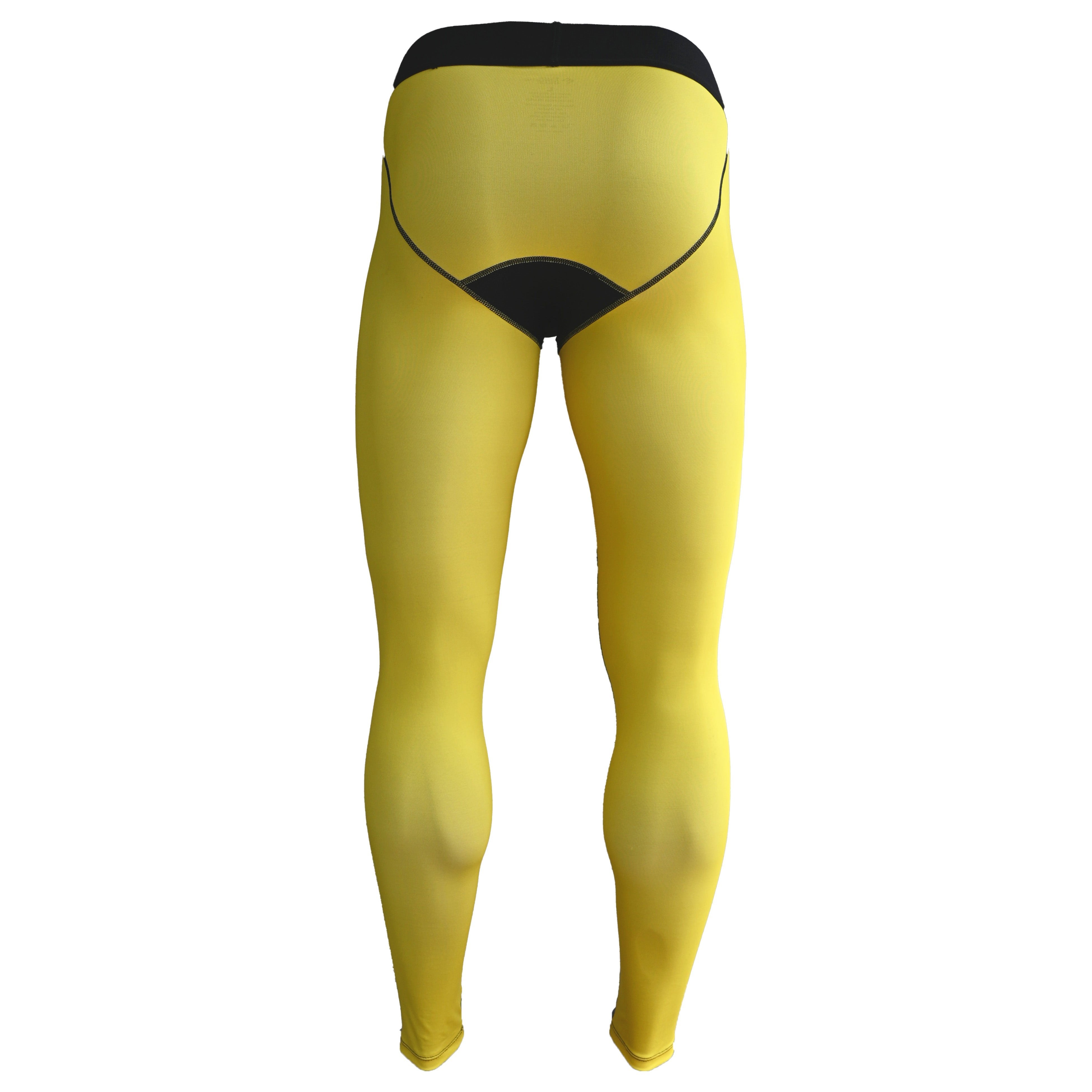 Premium Gold Compression Tights for Women & Men - High-Performance Athletic Leggings for Running, Yoga, Gym Workouts & Recovery