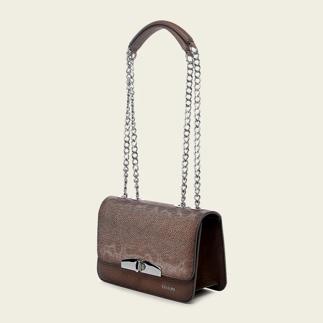 Stylish Brown Cuadra Casual Handbag for Women - Fashionable Crossbody Purse for Everyday Use, Work, and Travel
