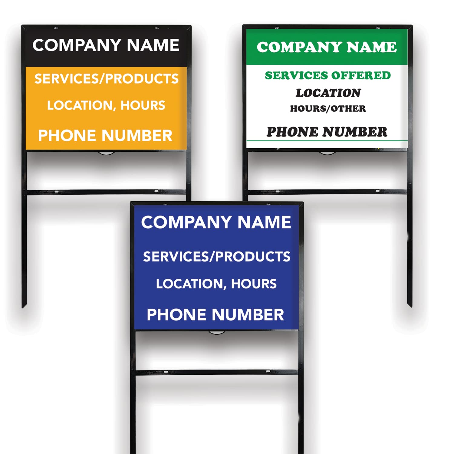 Custom Business Sign for Outdoor & Yard | Personalized 24
