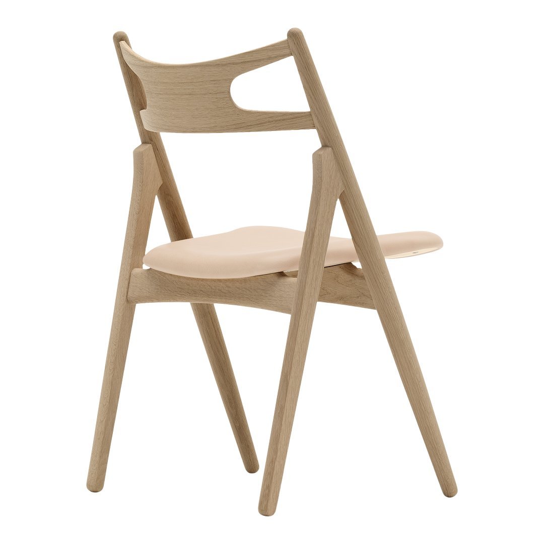 CH29P Sawbuck Chair - Solid Wood Folding Chair for Outdoor Camping, Picnics & Events - Durable & Portable Wooden Chair for Patio, Garden & Backyard