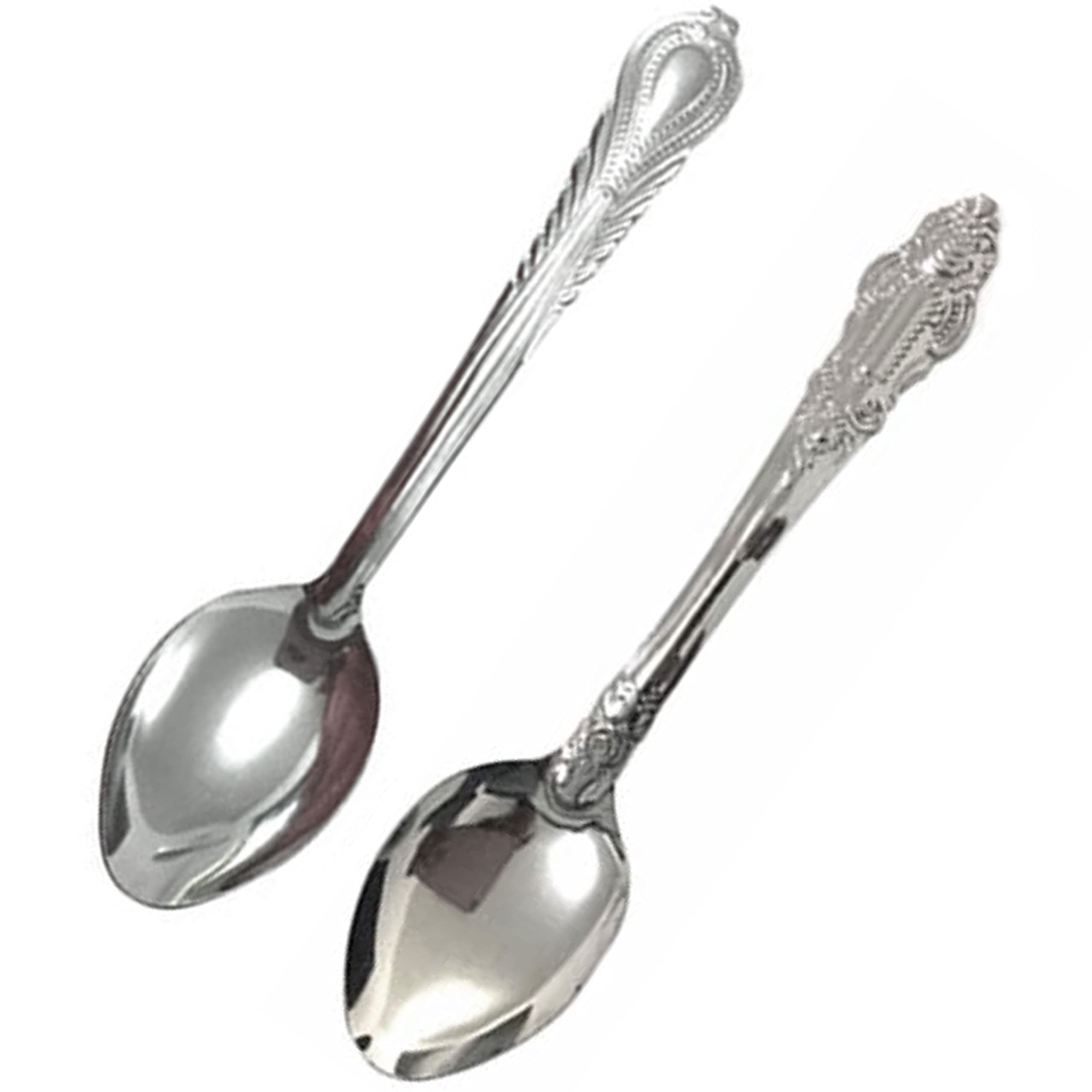12-Piece Stainless Steel Dinner Spoon Set - Elegant Silverware for Soup, Dessert & Everyday Dining - Durable Flatware Cutlery for Restaurants, Home & Party Use