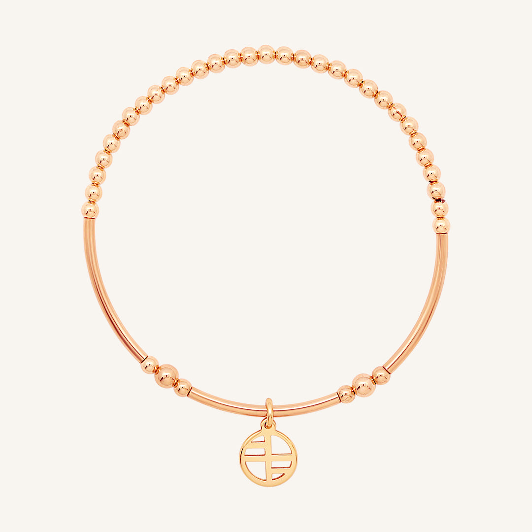 Division Charm Bracelet for Women - Elegant Adjustable Beaded Bracelet with Unique Charms - Perfect for Gifts, Parties, and Everyday Wear