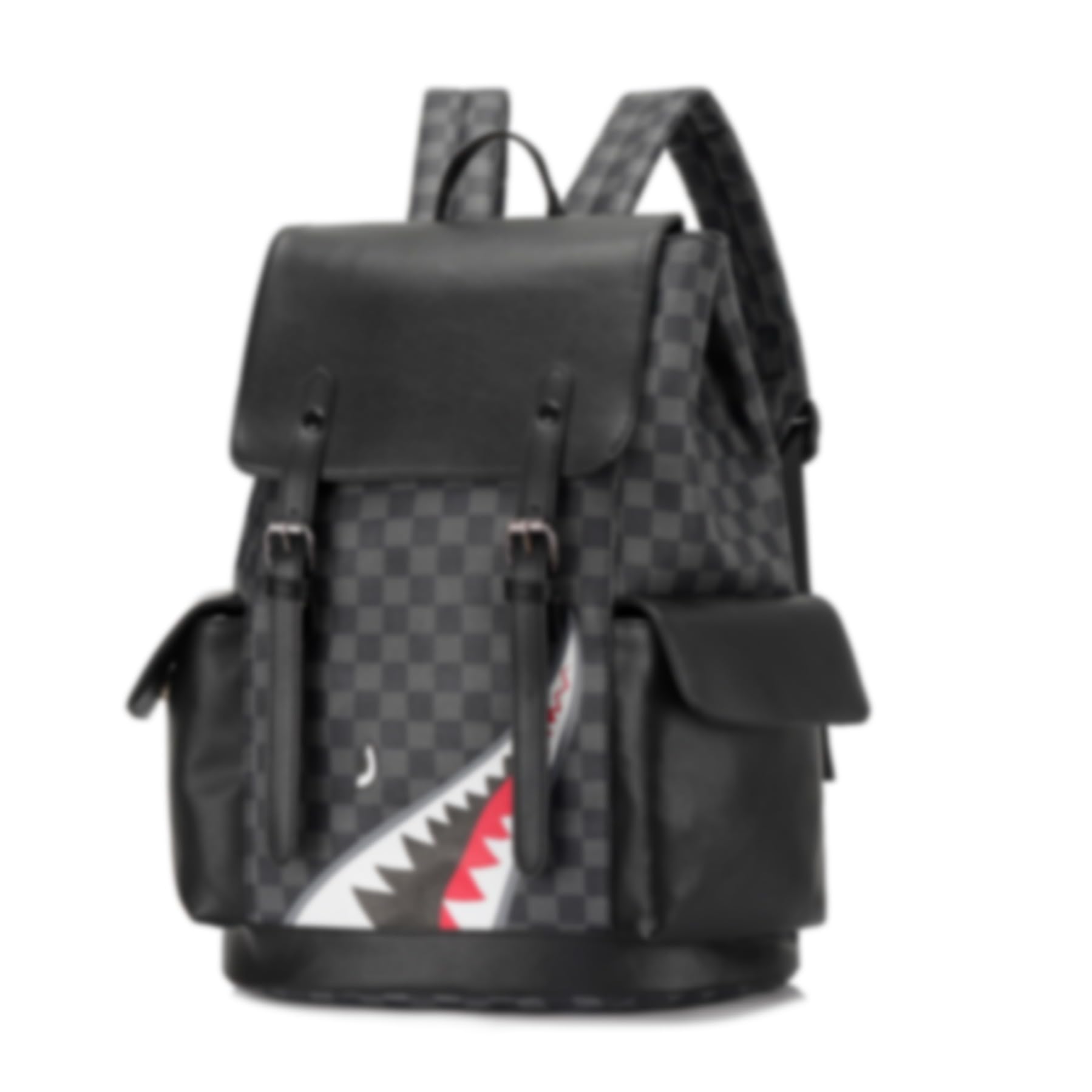 Stylish PU Leather Backpack for College & Travel - Waterproof Laptop Bag with USB Charging Port - Perfect for School, Business Trips & Daily Commute (Multifunctional, One Size)