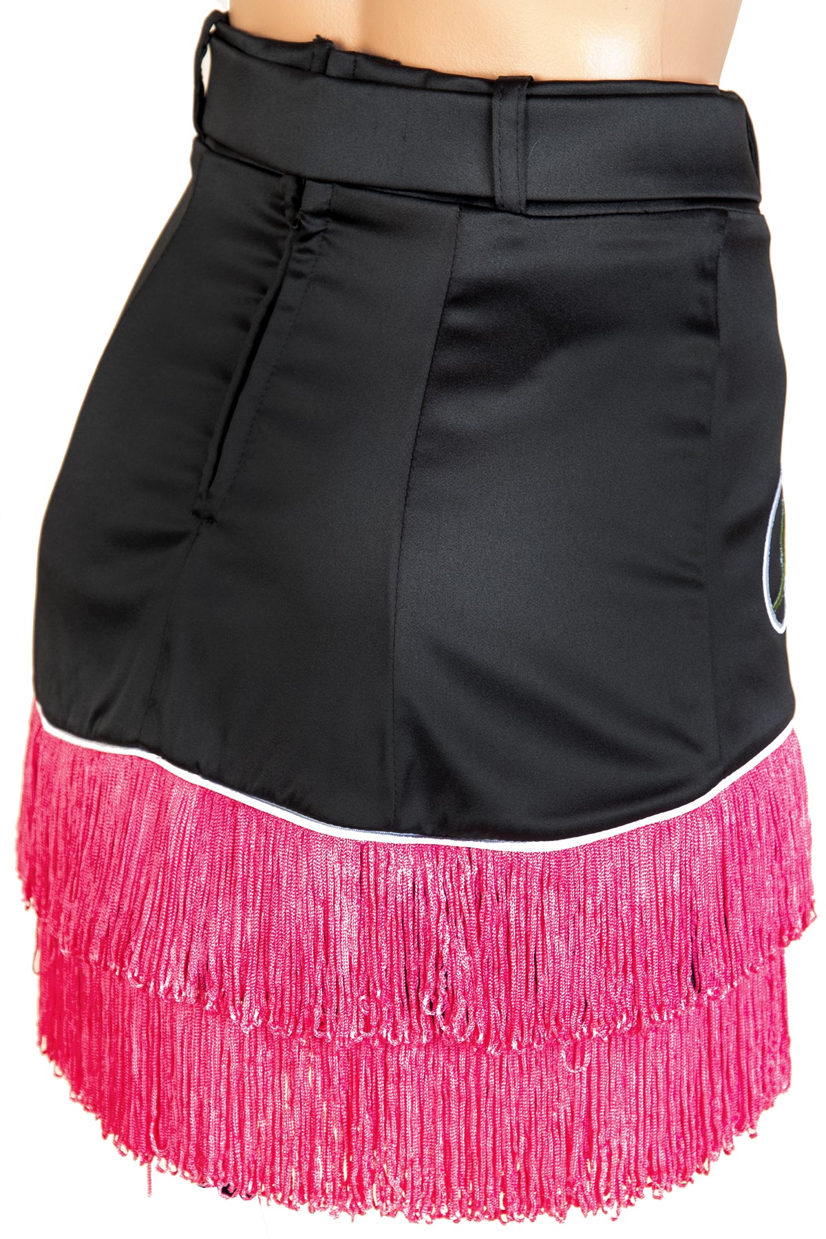 Desert Rose Cowgirl Plain Skirt with Belt - Western Style Denim Skirt for Women | Perfect for Rodeo, Country Music Festivals & Western Fashion Outfits